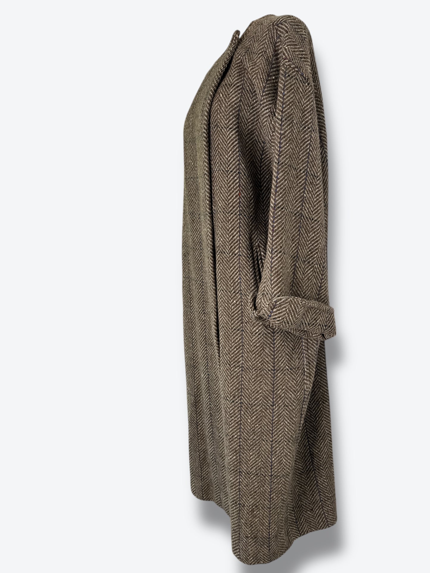 1980w “Cleo” Wool Poncho Jacket