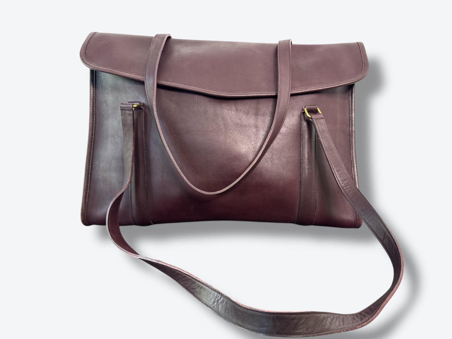 1970s Coach “Classic Leather” Satchel Tote (Made USA)
