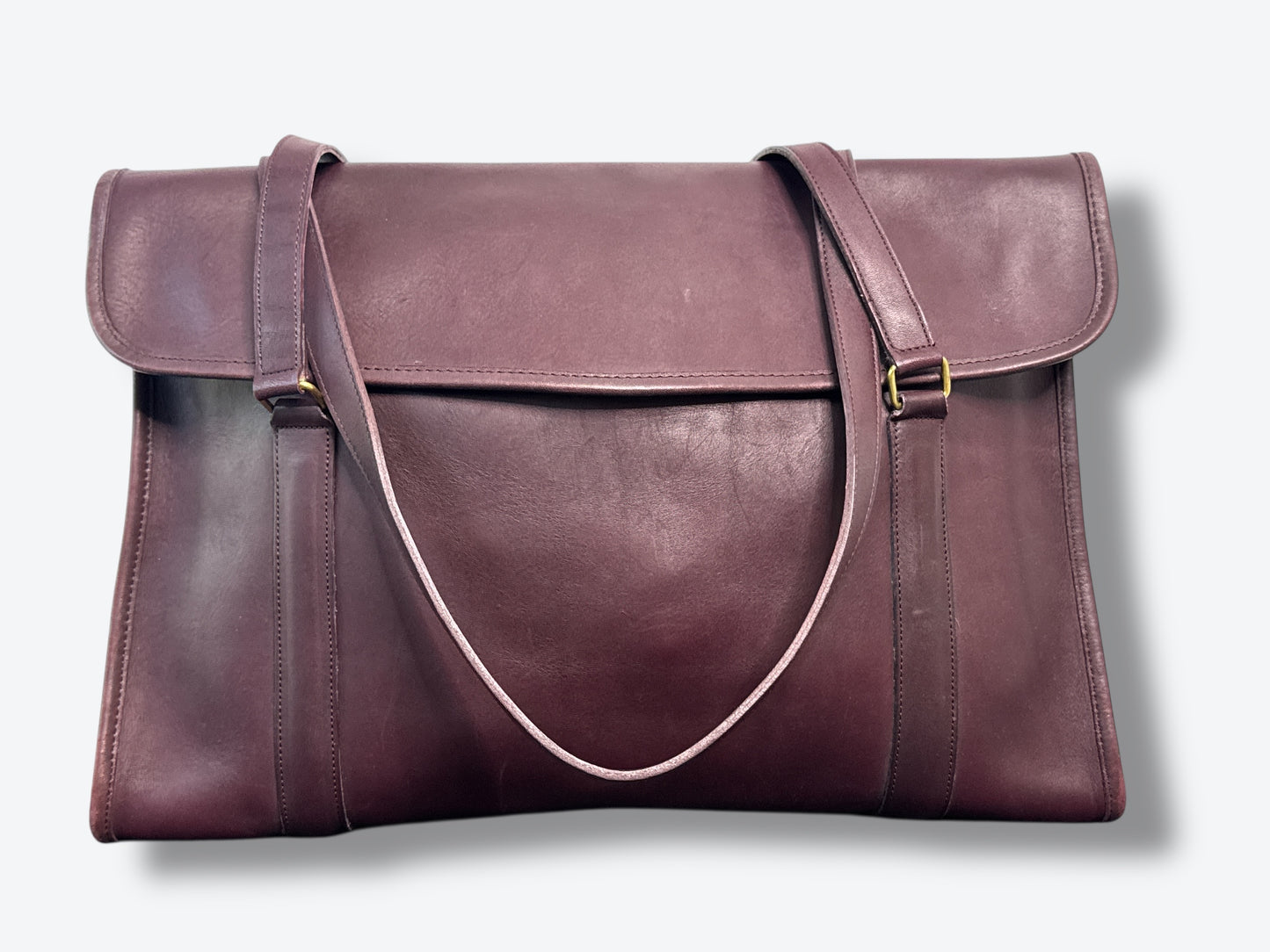 1970s Coach “Classic Leather” Satchel Tote (Made USA)