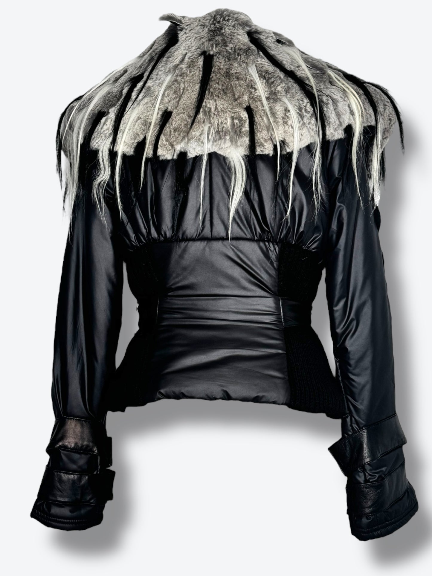 Y2K Roberta Scarp Fur Trim Puffer Jacket