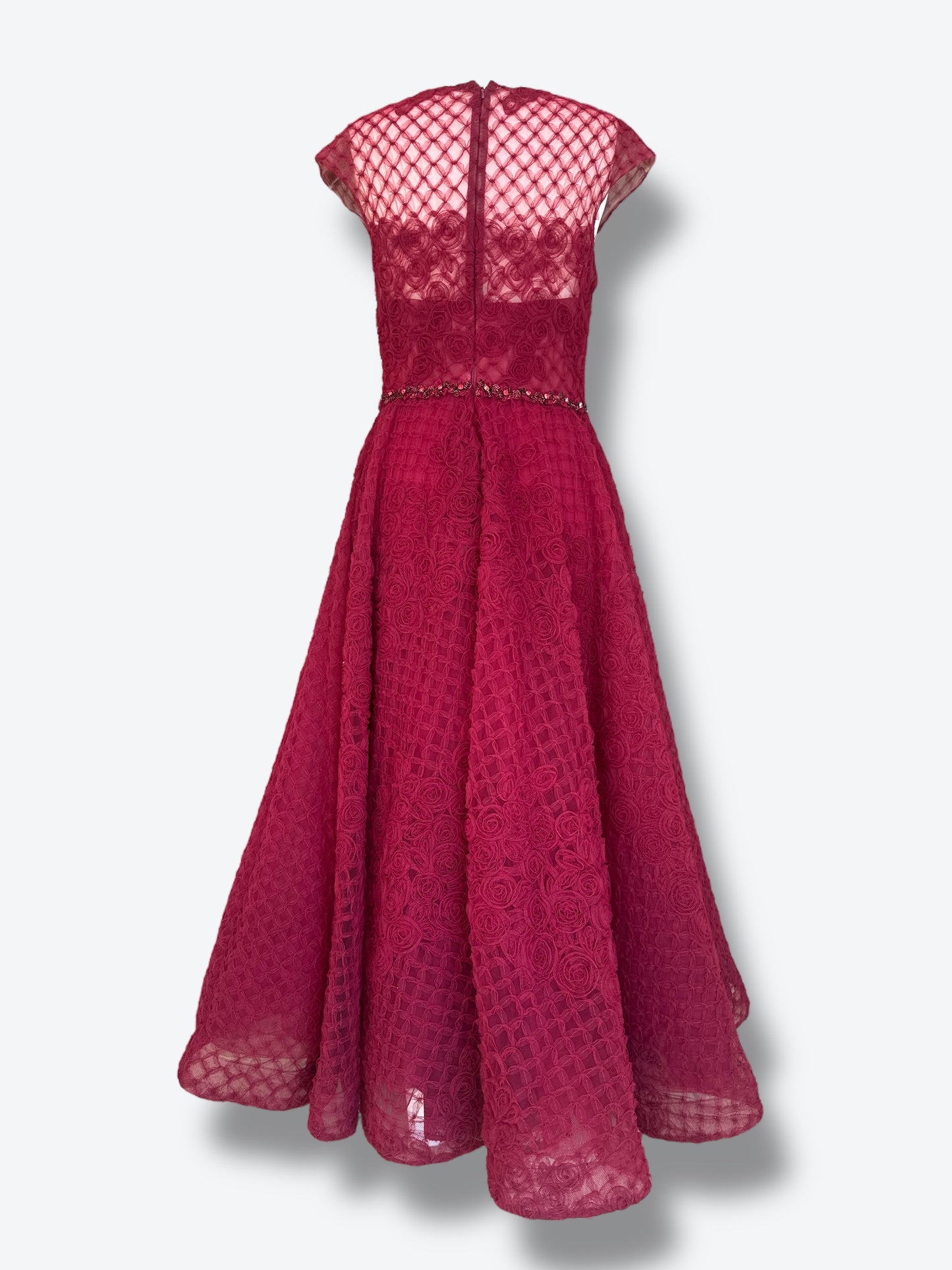 2017 Kate Middleton Marchesa Notte Rose Dress