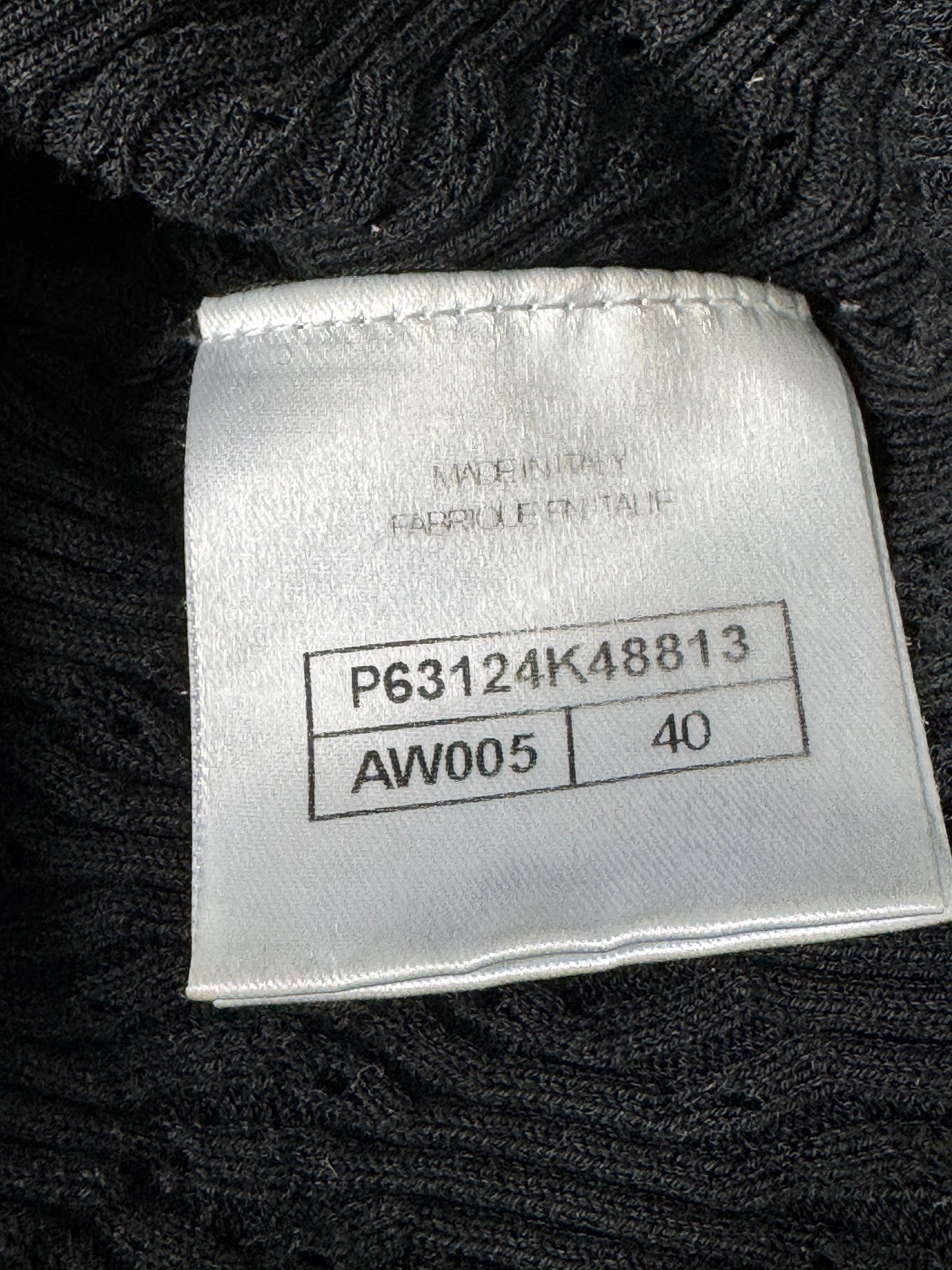 2005 Chanel Tennis Sweater