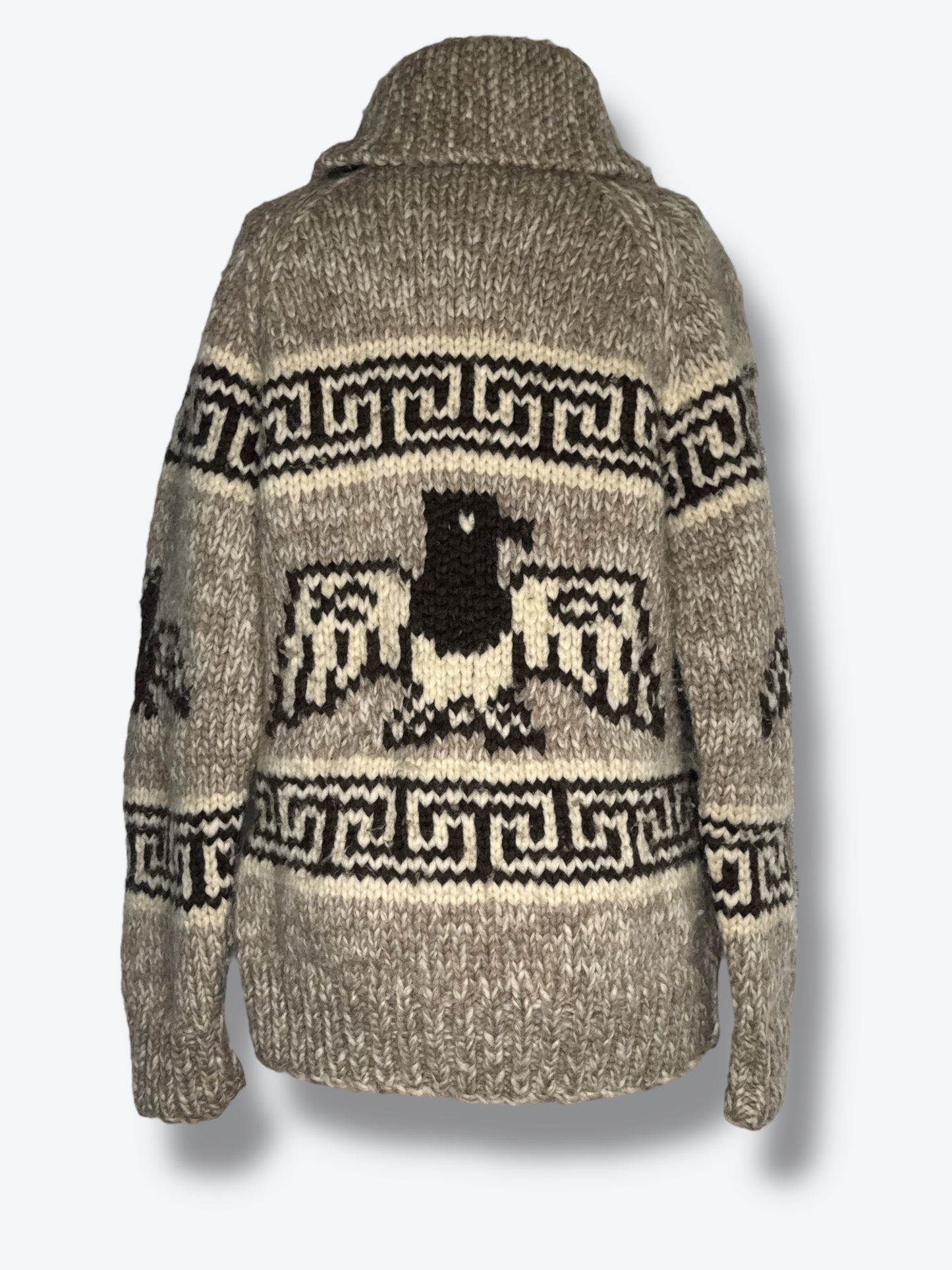 1960s Unisex Cowichan Wool Sweater