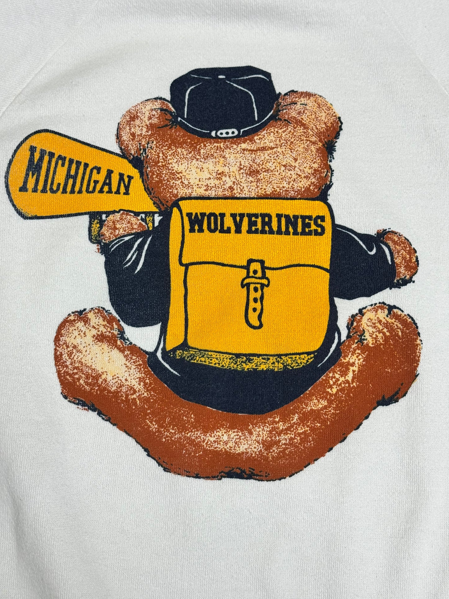 Vintage Unisex Michigan Wolverines Crew Neck Sweatshirt