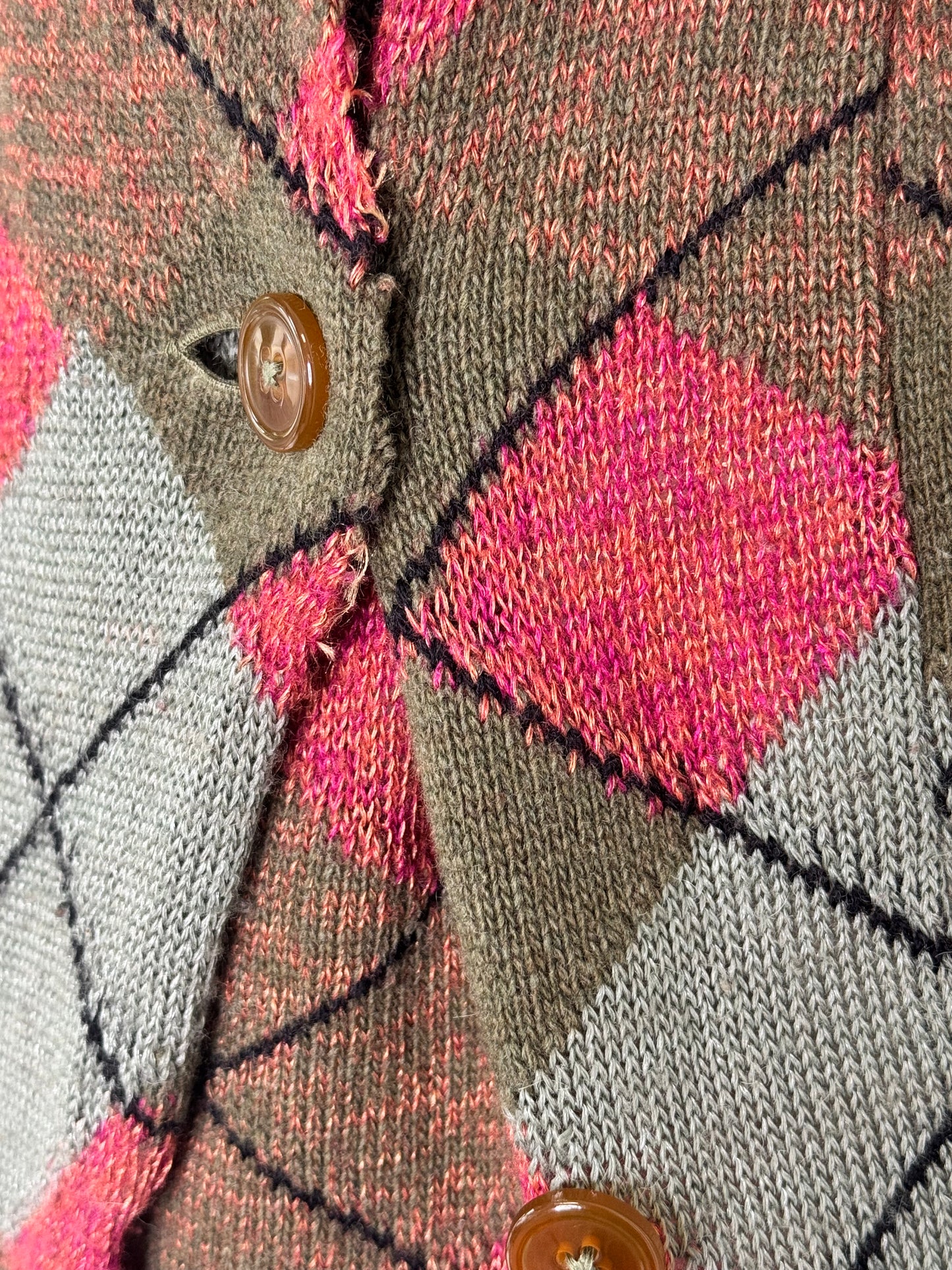 Unisex Vivienne Westwood Argyle Knit Jacket – Late 90s/Early 2000s