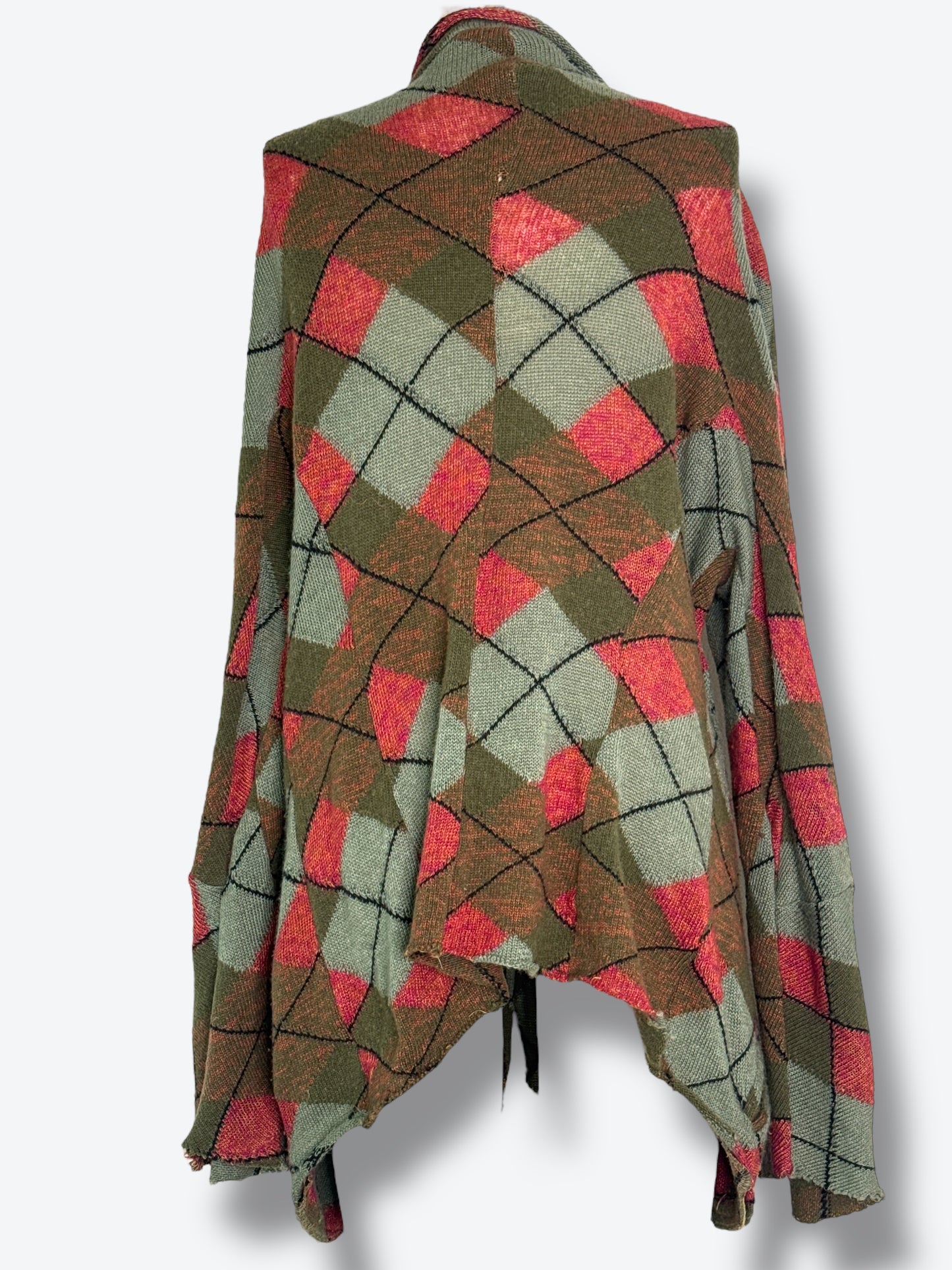 Unisex Vivienne Westwood Argyle Knit Jacket – Late 90s/Early 2000s