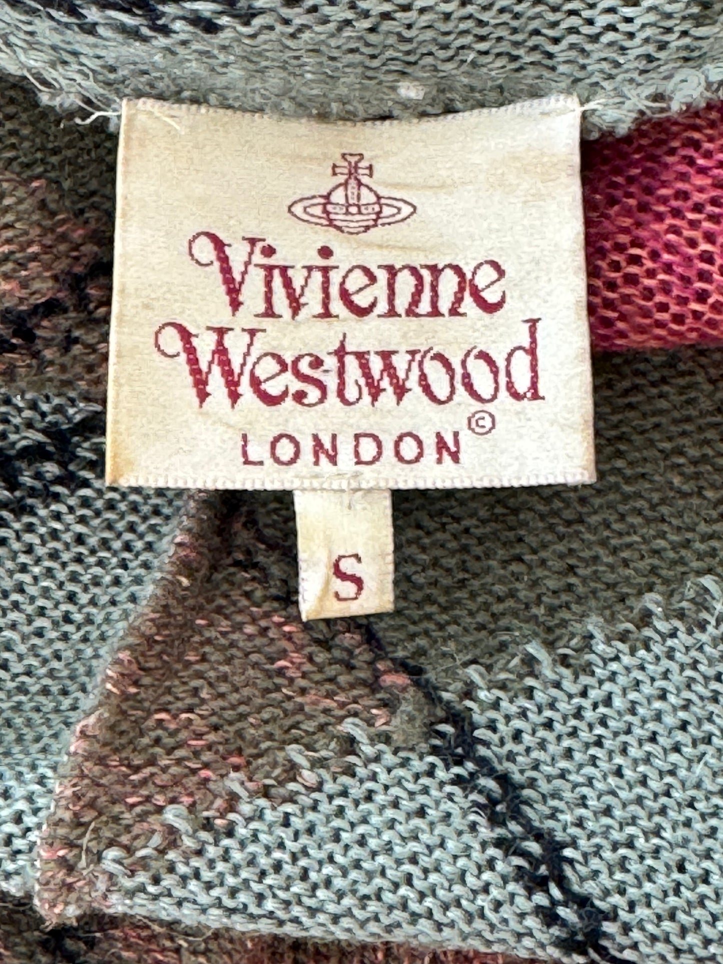 Unisex Vivienne Westwood Argyle Knit Jacket – Late 90s/Early 2000s