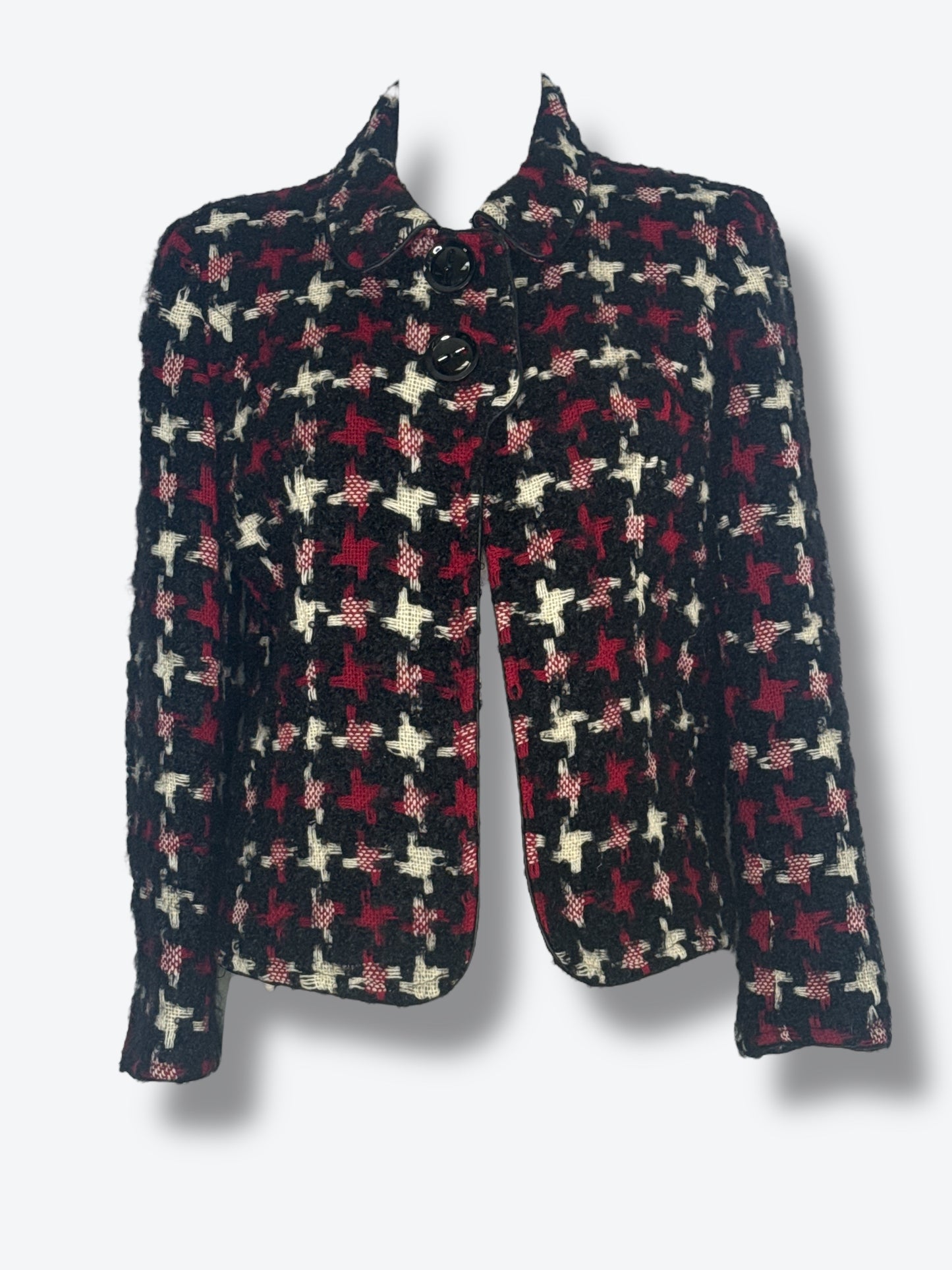 1990s Platine Paris Houndstooth Blazer