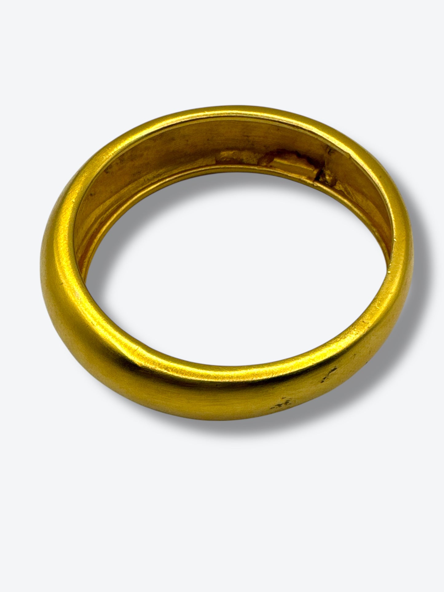 Donna Karan New York Vintage Gold-Tone Domed Bangle