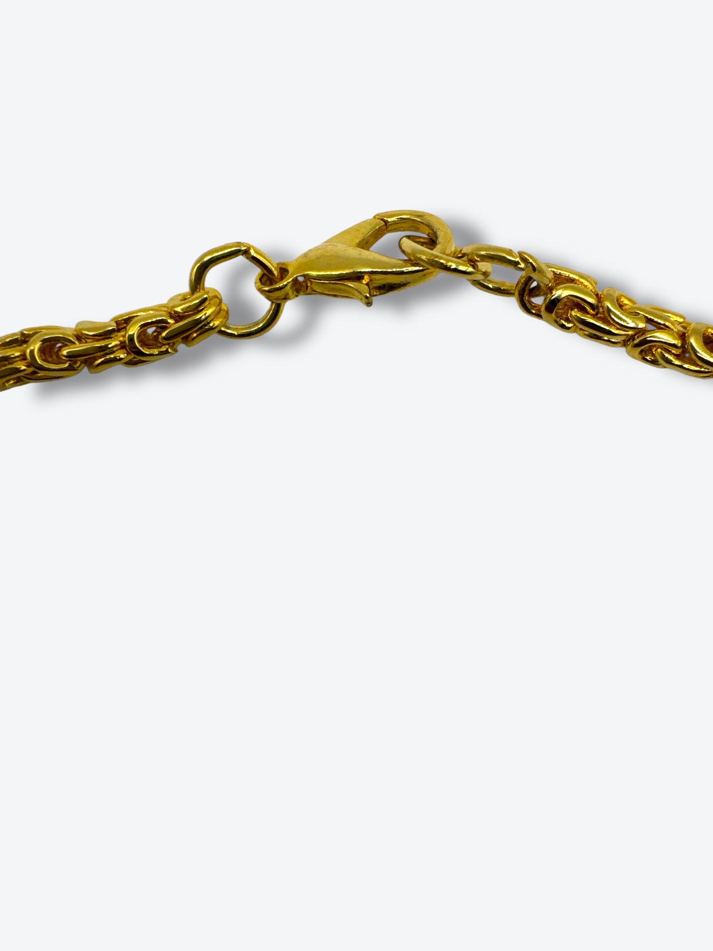 Vintage 1980s Pendant Necklace with Faux Pearls, Aurora Borealis Crystals & Baroque Drops