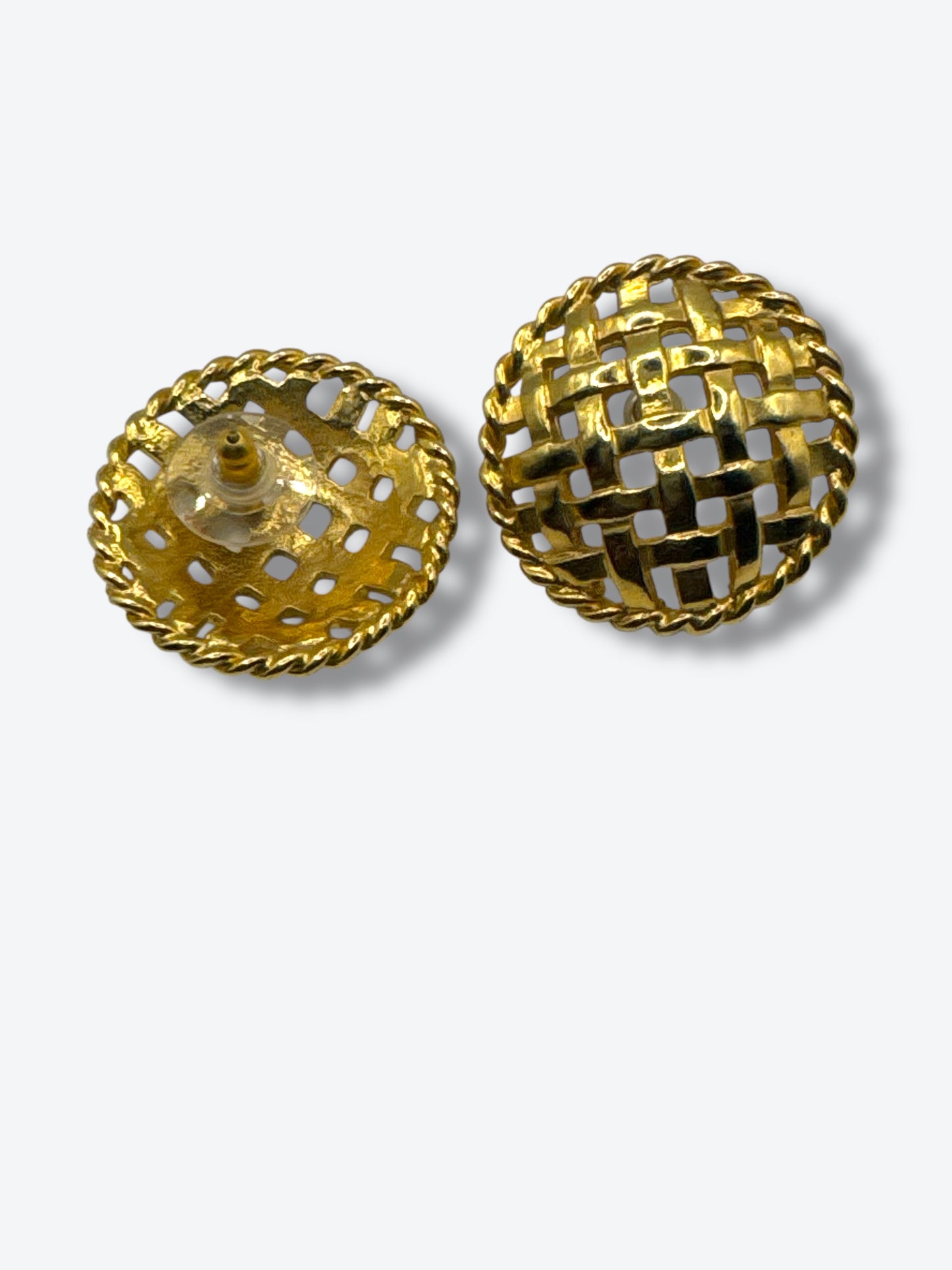 Vintage 1960s Woven Dome Necklace & Earrings Set – Mid-Century Modernist Parure