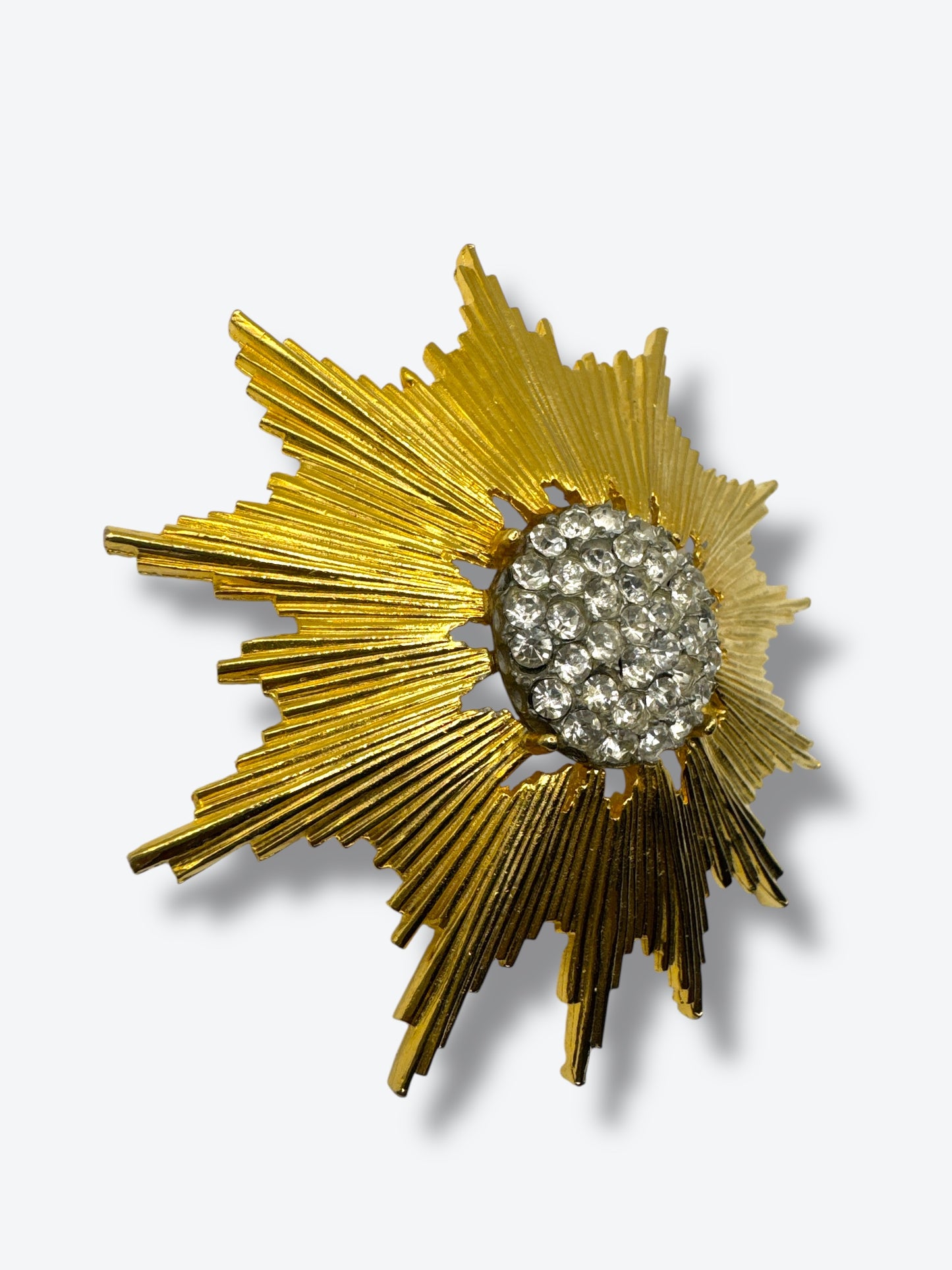 Vintage Tancer II Starburst Rhinestone Brooch