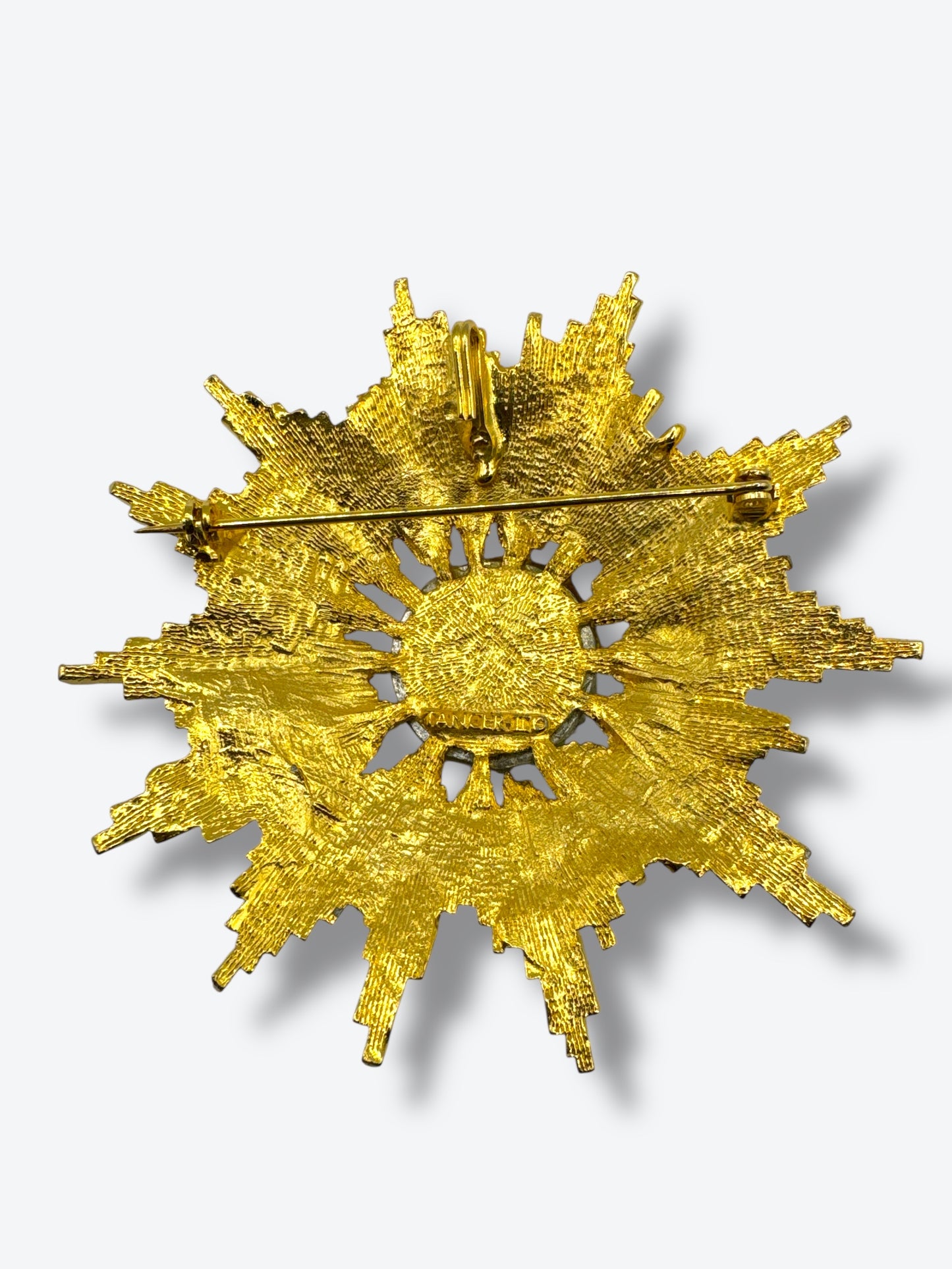 Vintage Tancer II Starburst Rhinestone Brooch