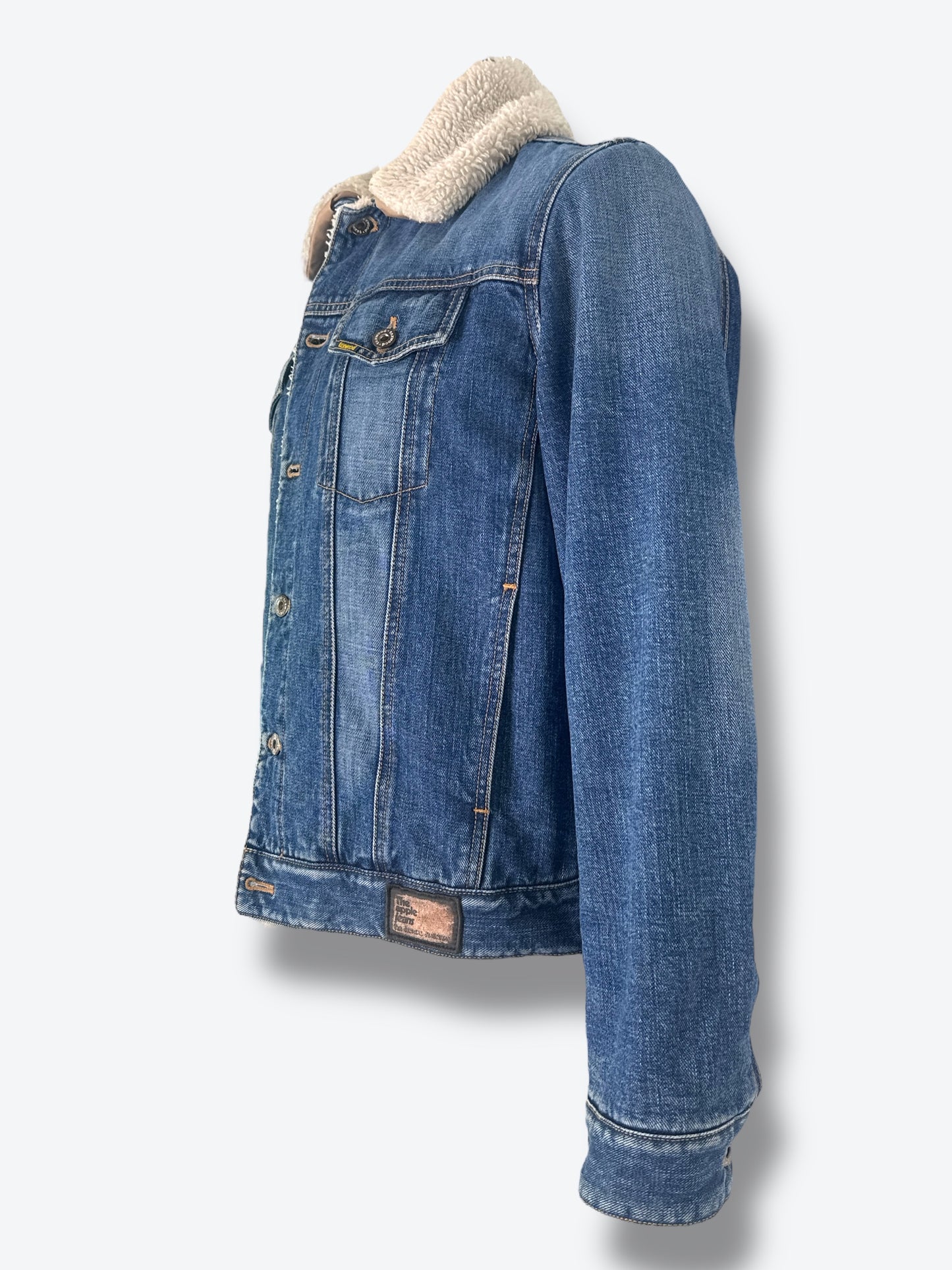 2000 Texwood Denim Shearling Jacket