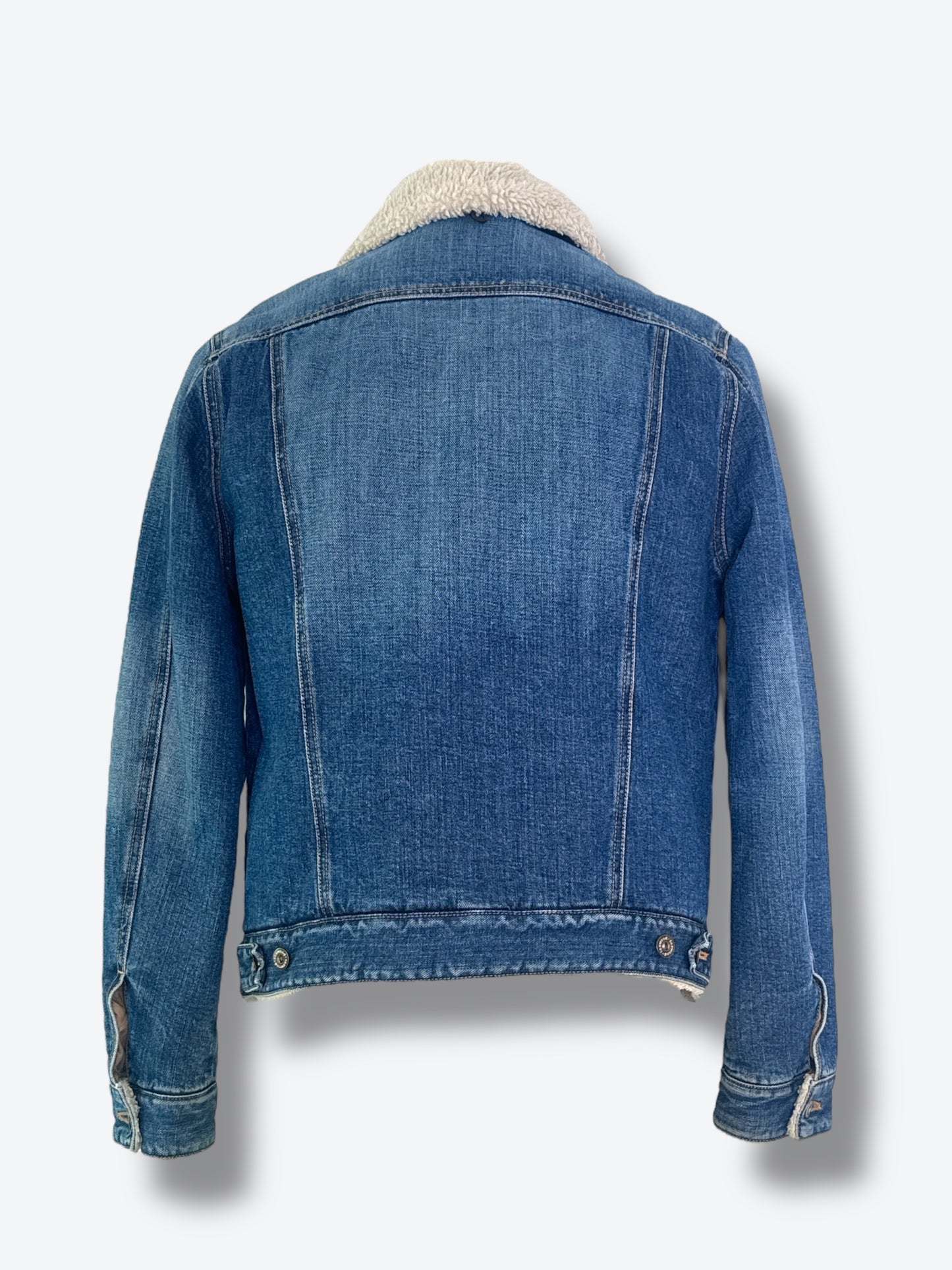 2000 Texwood Denim Shearling Jacket