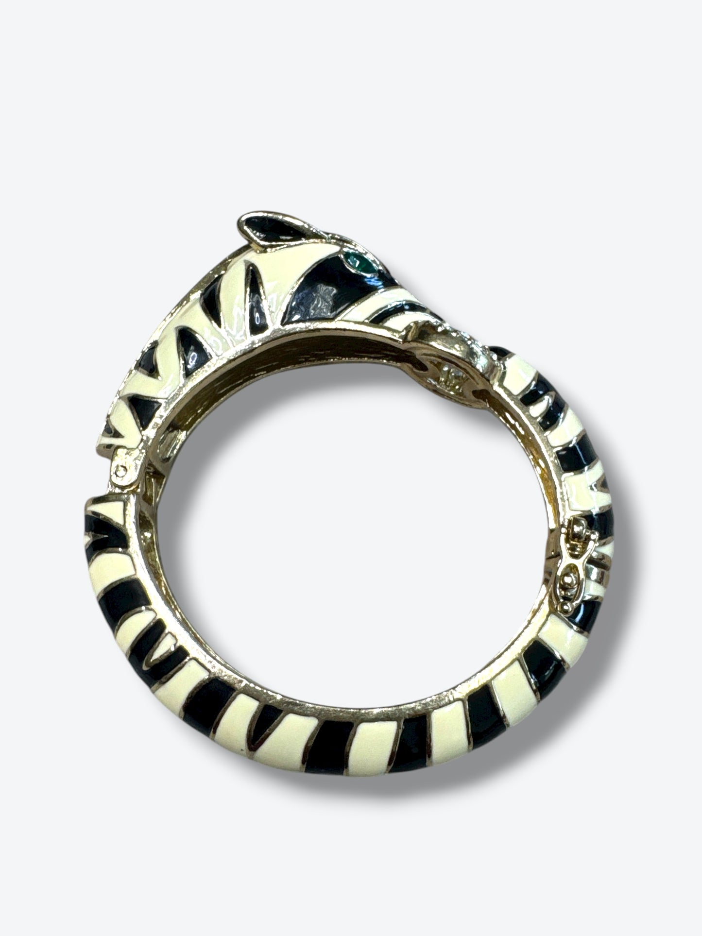 1990s Anne K Zebra Hinge Bracelet