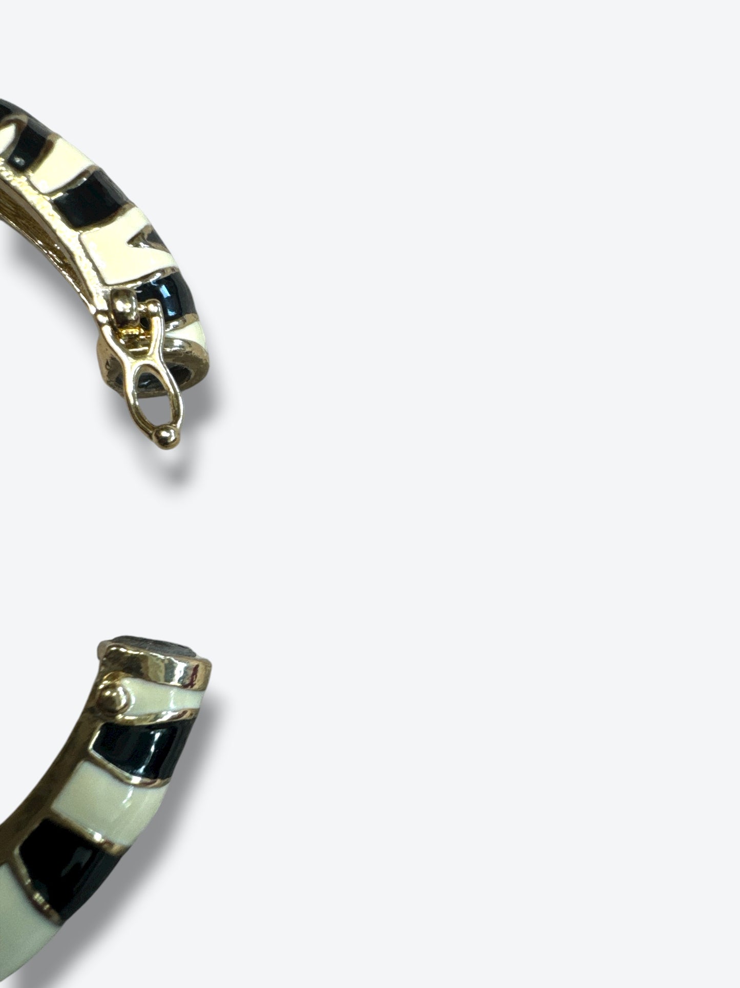 1990s Anne K Zebra Hinge Bracelet