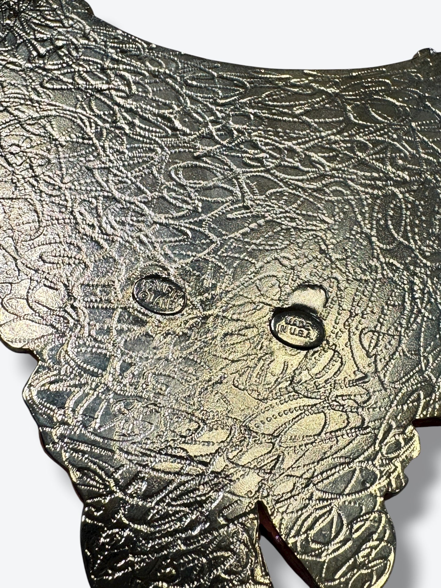 1980s Kenneth Jay Lane Vintage Coral Enamel Statement Necklace