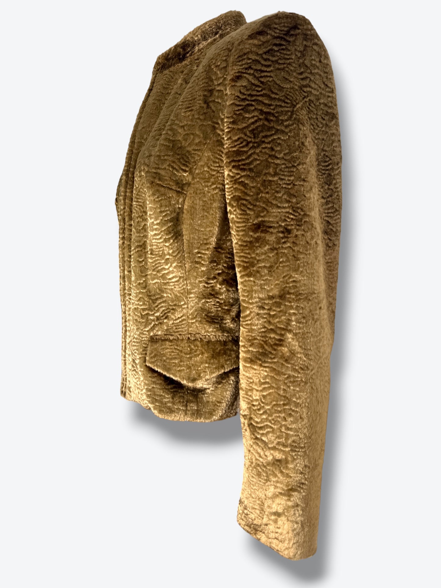 1990s Oscar De Le Renta Velour Jacket (Oscar by Oscar De Le Renta)