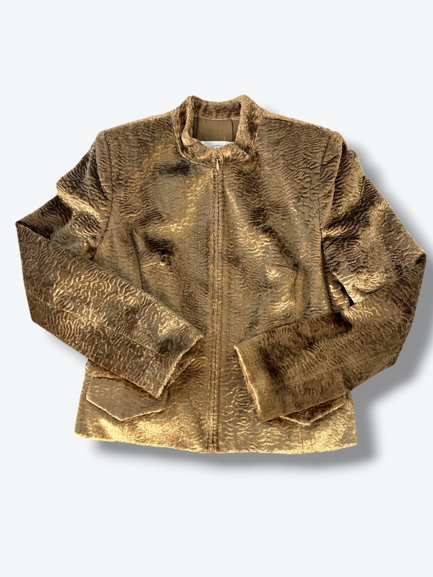 1990s Oscar De Le Renta Velour Jacket (Oscar by Oscar De Le Renta)