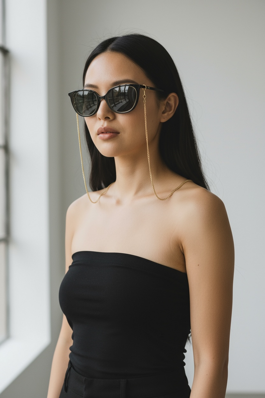 Gucci Sunglasses with Chain (GG1076S)