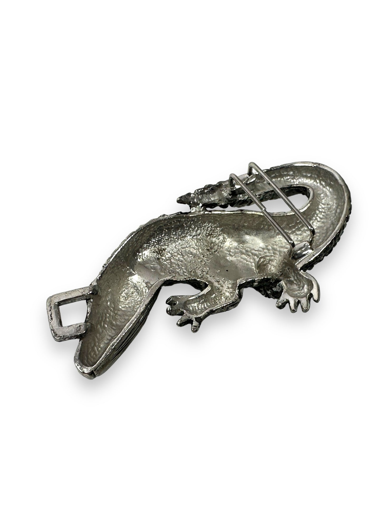 1990s Single Alligator Belt Buckle