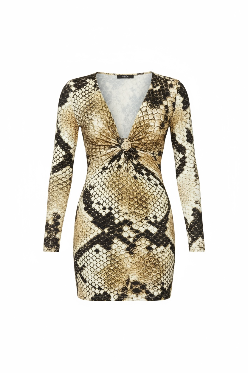2000 Roberto Cavalli Snake Dress