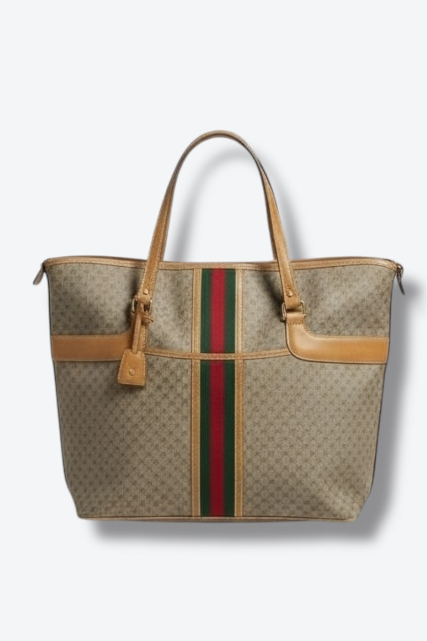 Vintage Gucci Sherry Line GG Supreme Tote Bag (1980s)