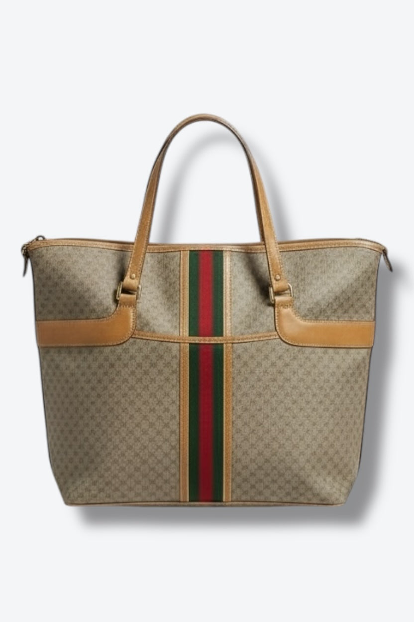 Vintage Gucci Sherry Line GG Supreme Tote Bag (1980s)