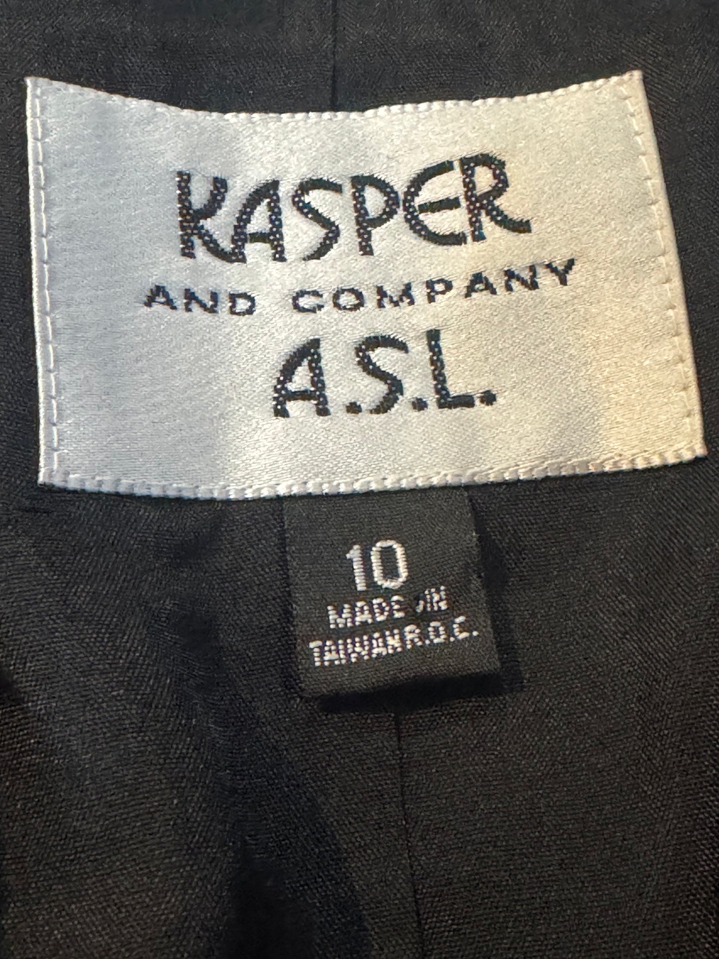 1970s Kasper And Company A.S.L. Plaid Blazer