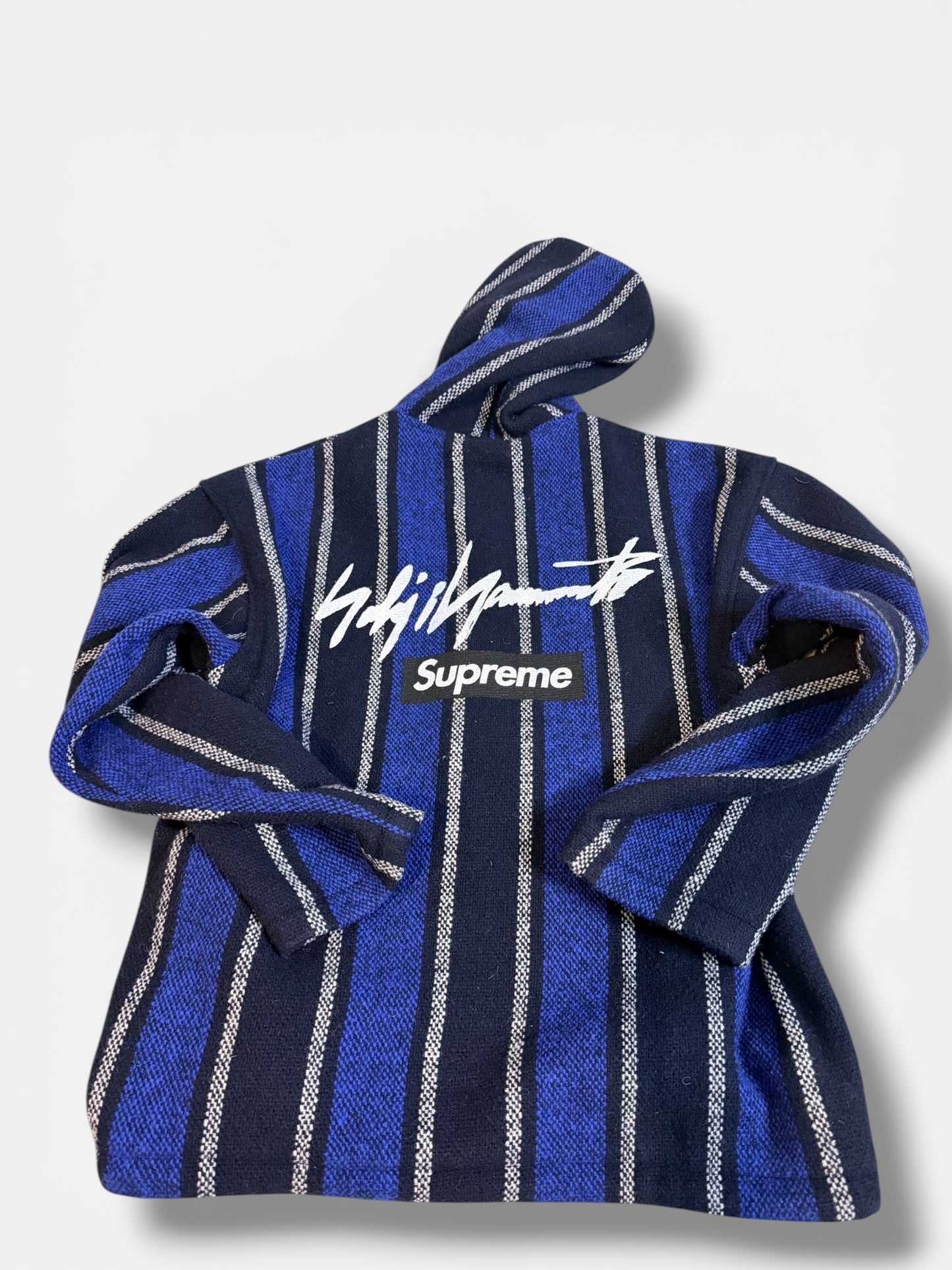 Supreme X Yohji Yammato Vintage Baja Stripe Zip-Up Hoodie