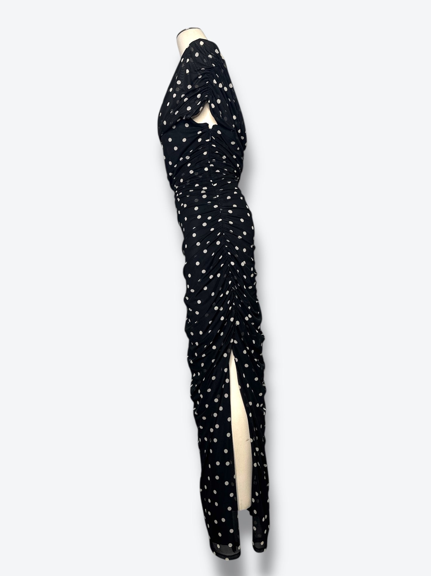 #71. Abercrombie Polka Dot Aysmmetrical Off the Shoulder Dress