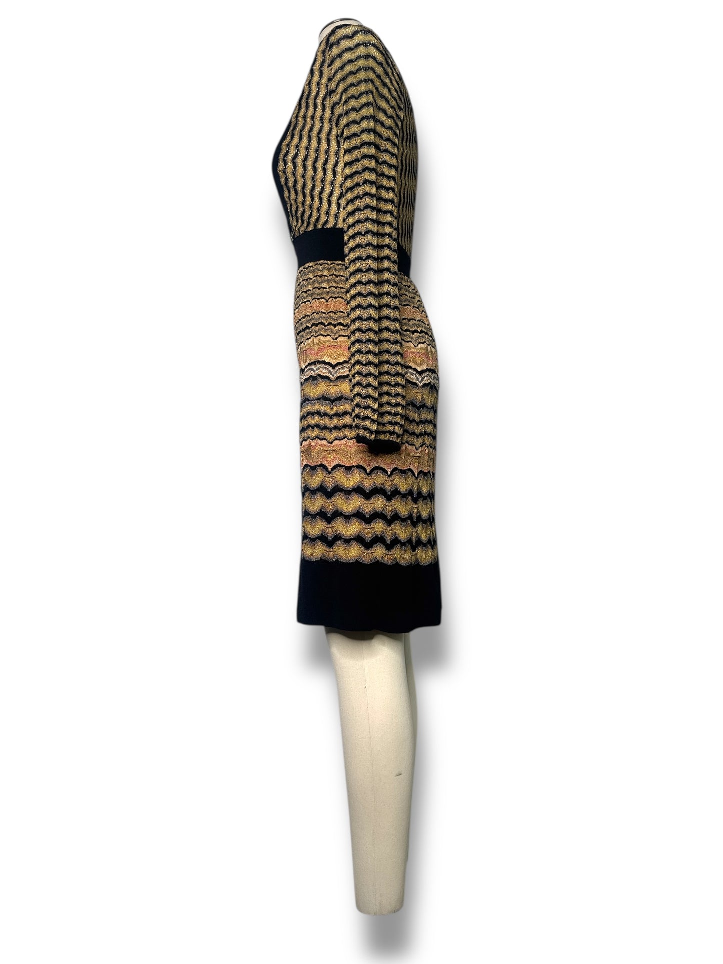 #48. 1990s/Y2K Missoni Knitwear Fit and Flare Dress