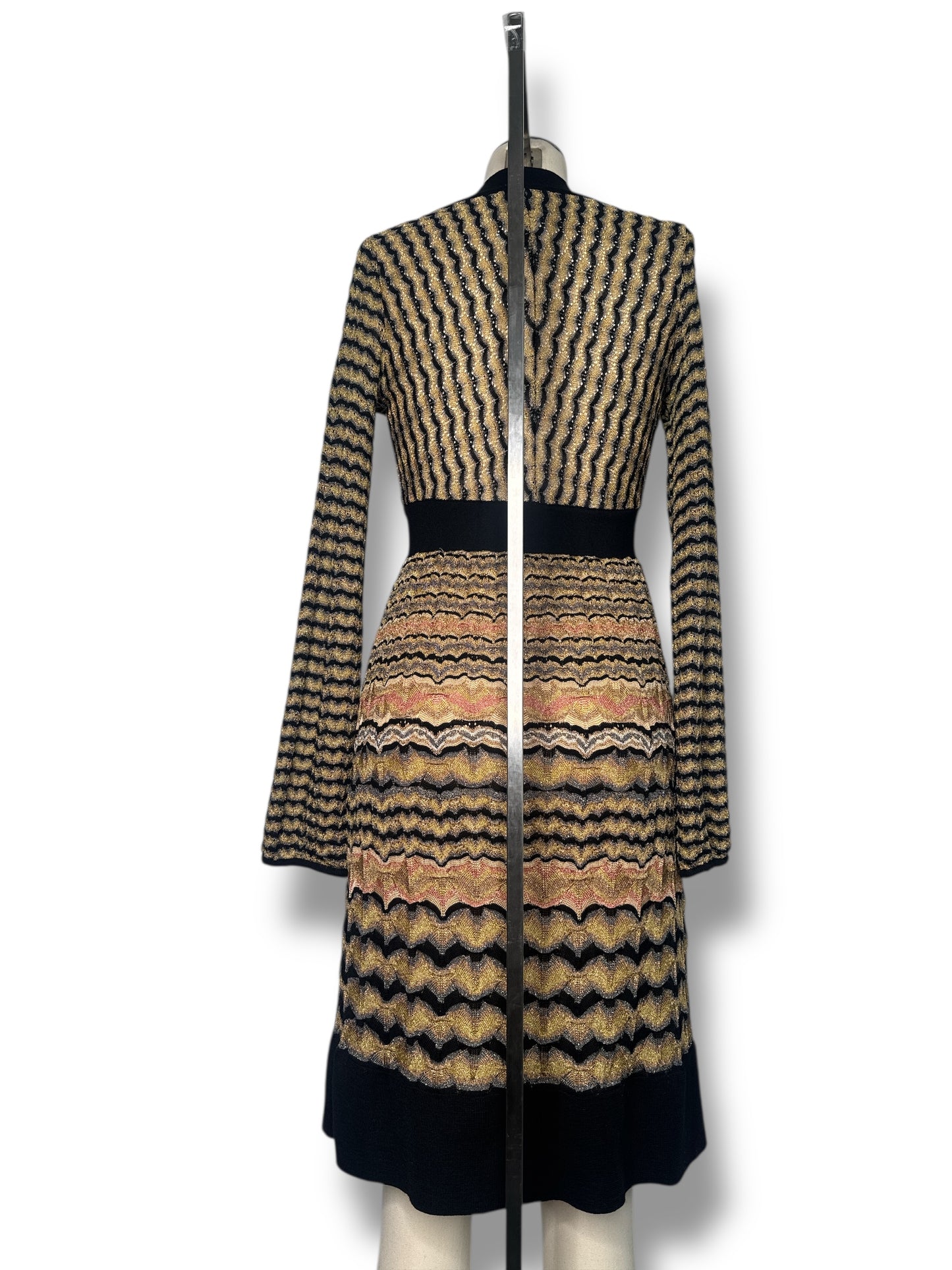 #48. 1990s/Y2K Missoni Knitwear Fit and Flare Dress
