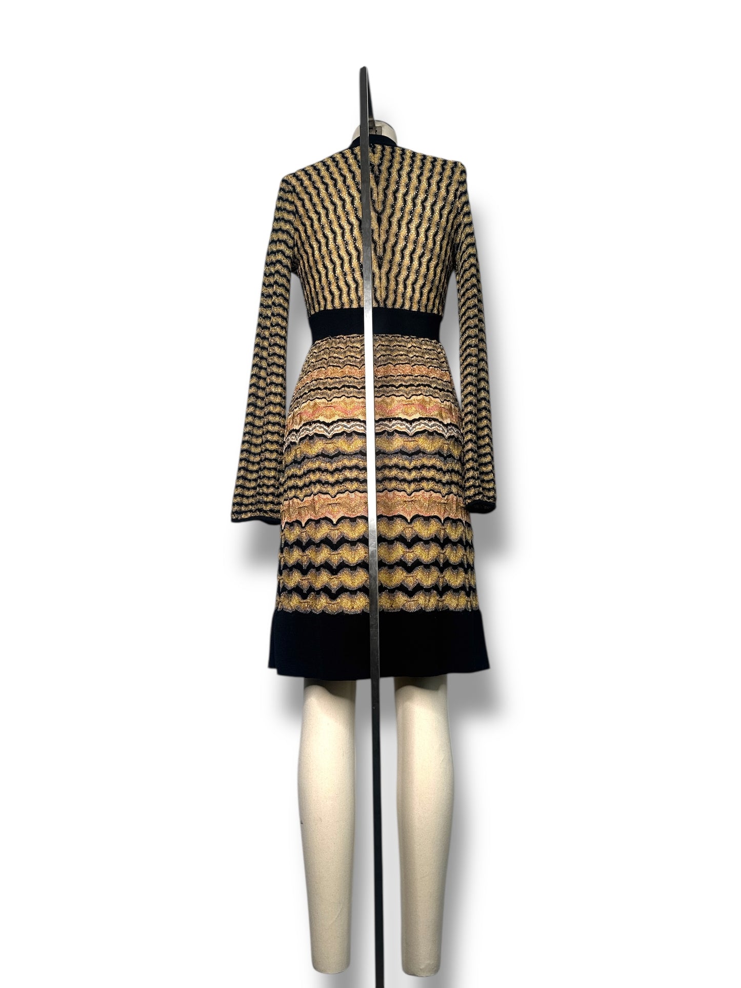 #48. 1990s/Y2K Missoni Knitwear Fit and Flare Dress