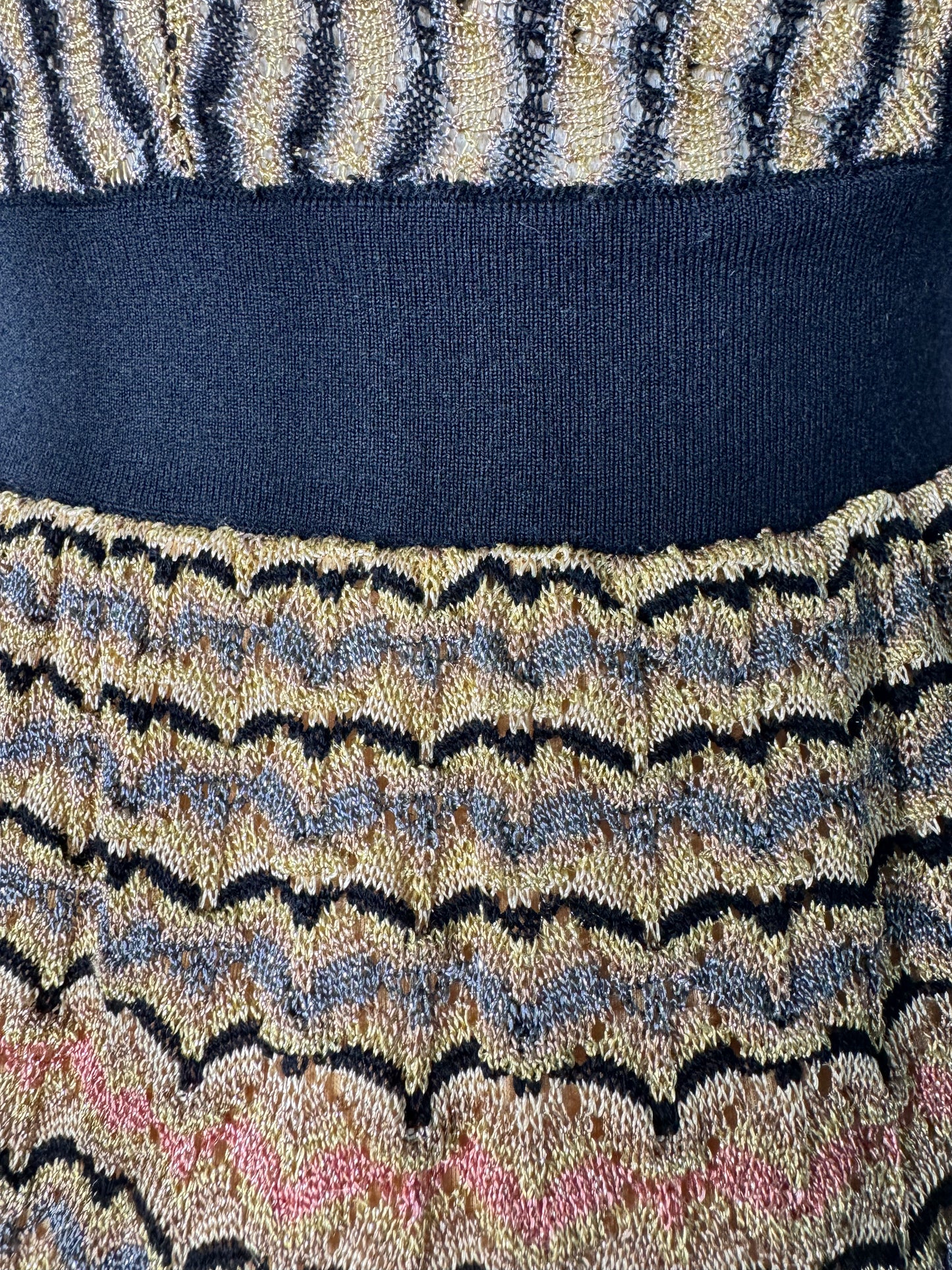 #48. 1990s/Y2K Missoni Knitwear Fit and Flare Dress