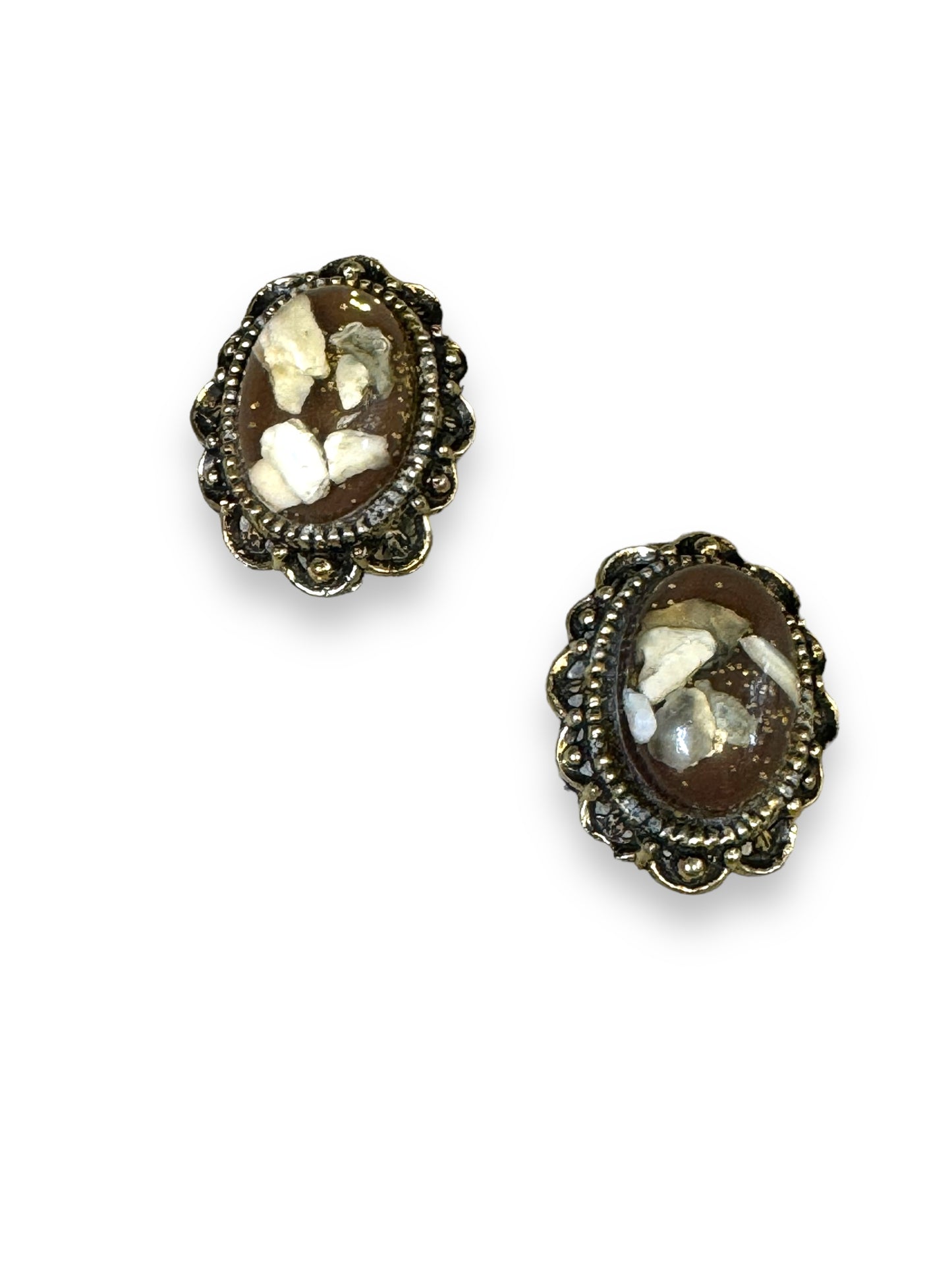 Vintage Glitter Rock and Lucite Bracelet