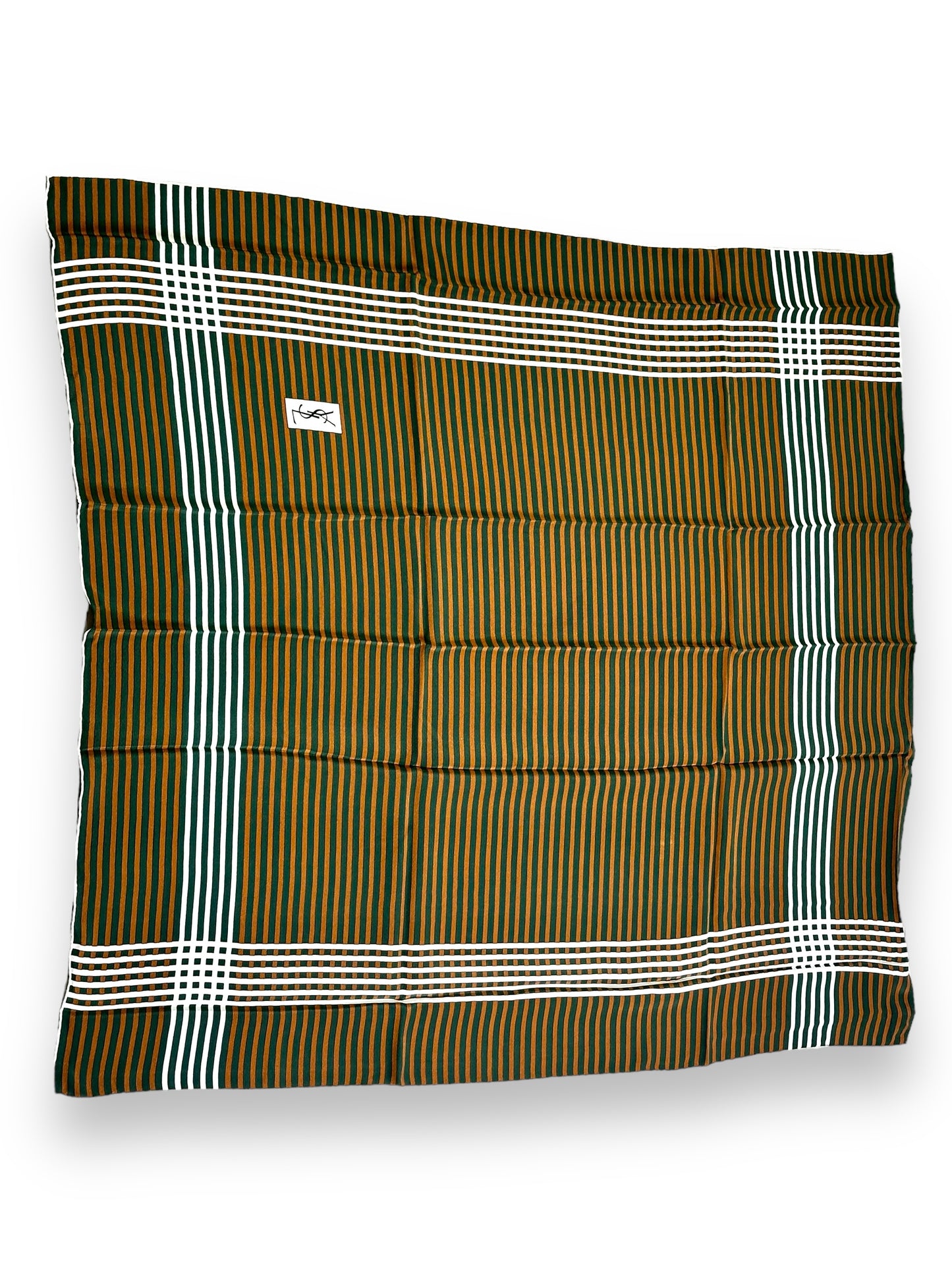 1960s YSL 33” x 33” Silk Scarf