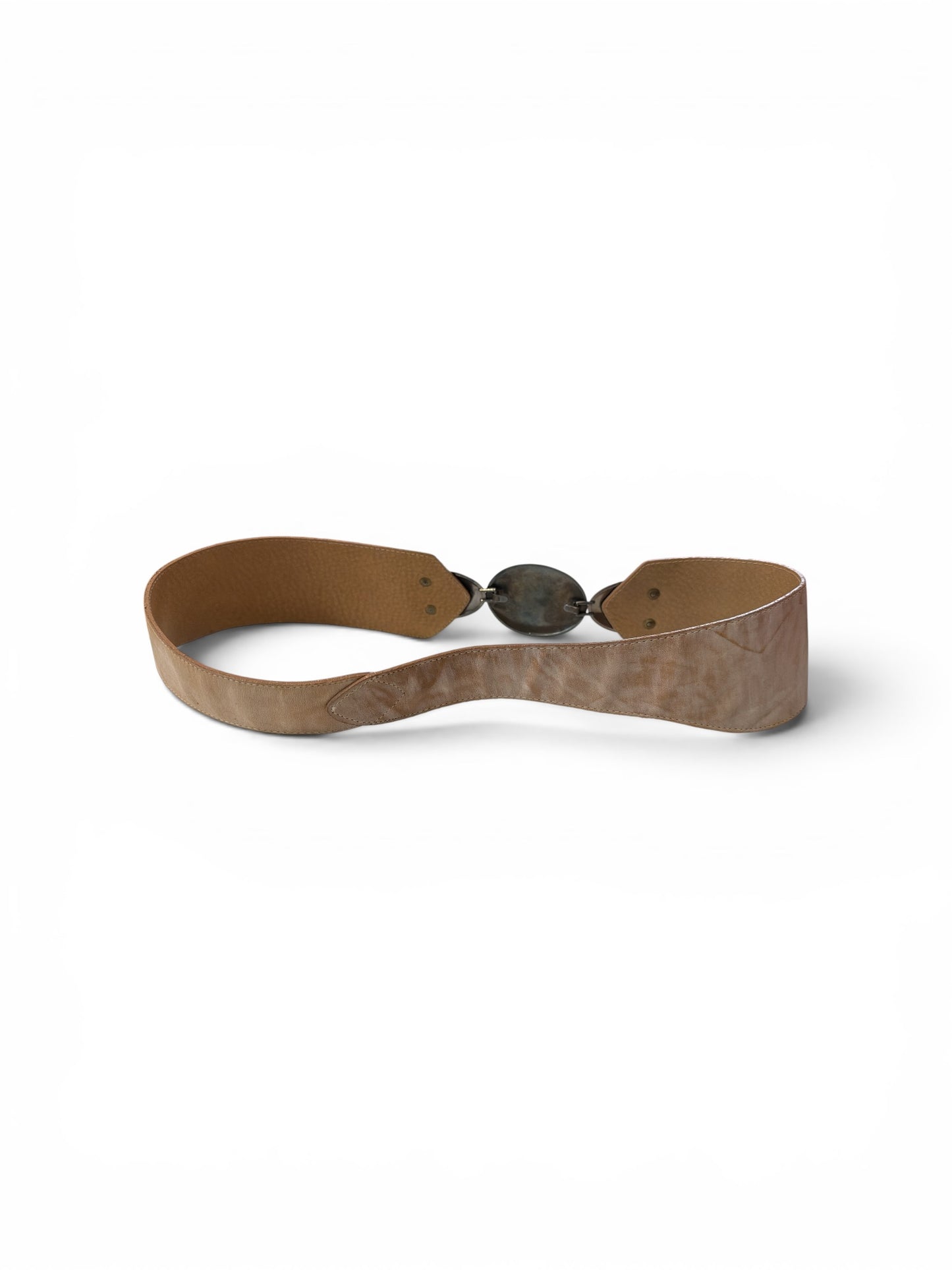 MZ New York Beige Medallion Belt