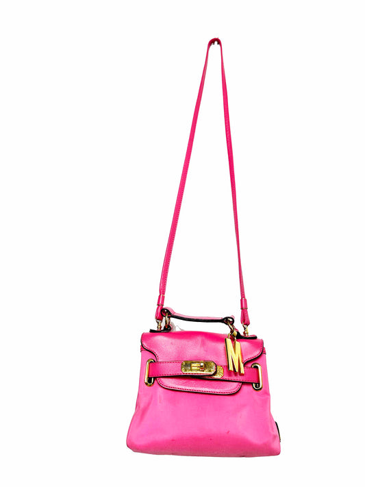 Moschino Redwall Nylon Pink Mini Crossbody (1990's)