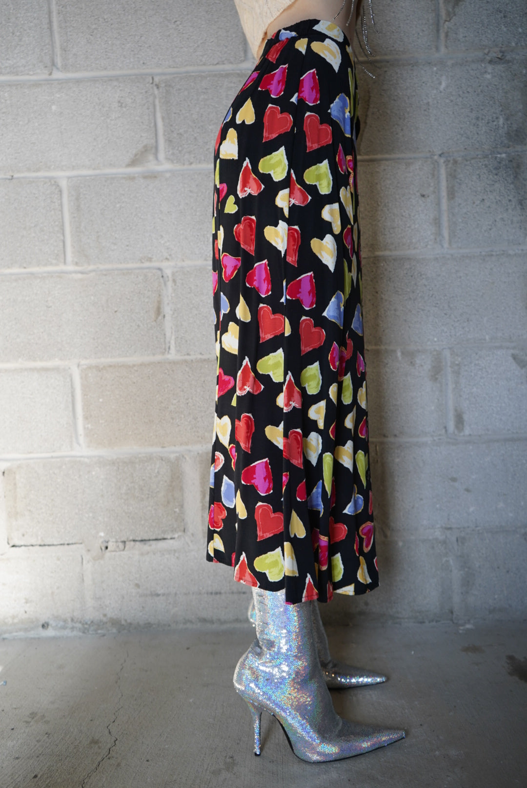 Y2K Coldwater Creek Heart skirt