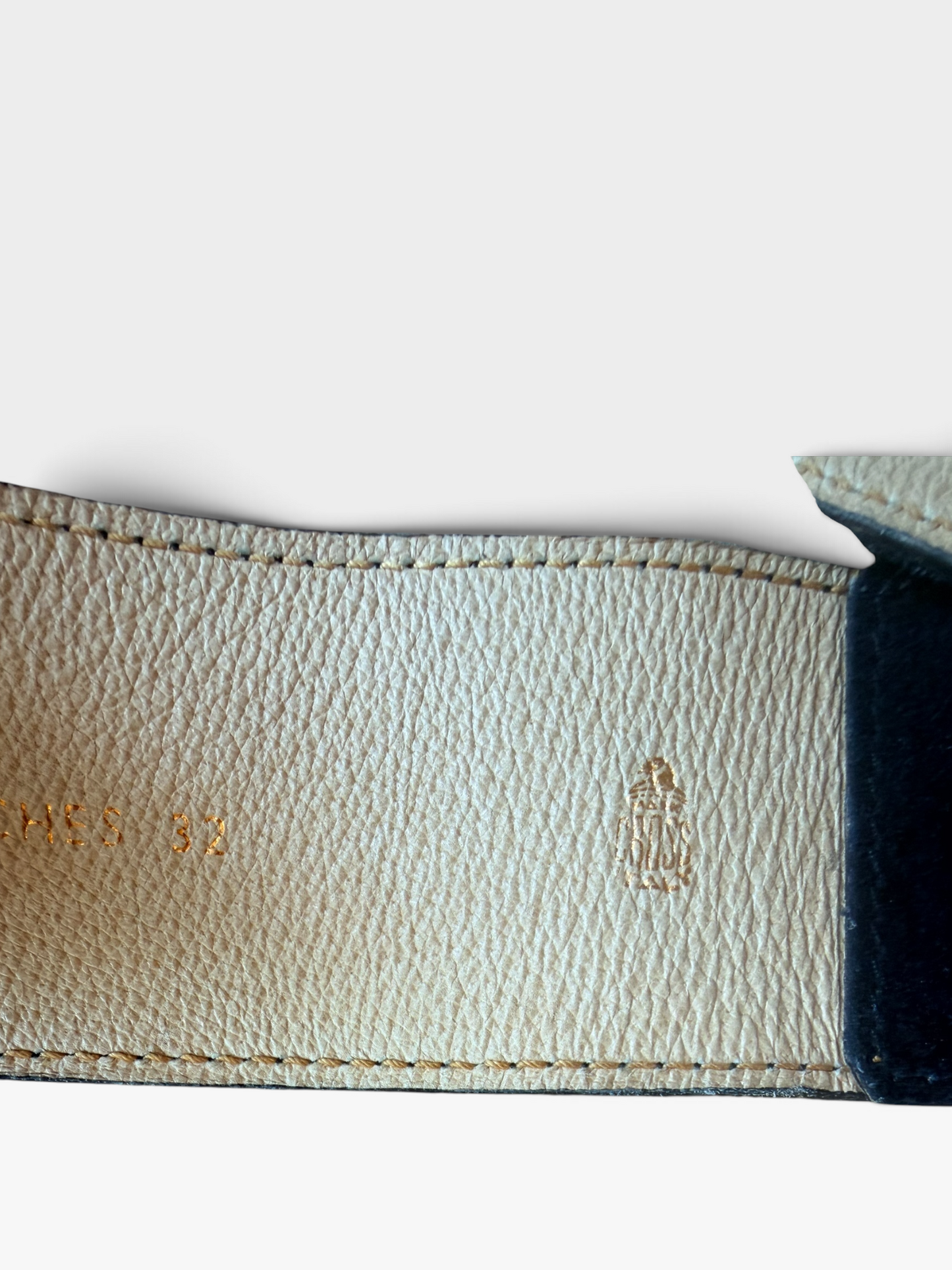 1960s Marc Cross Suede Floral Belt