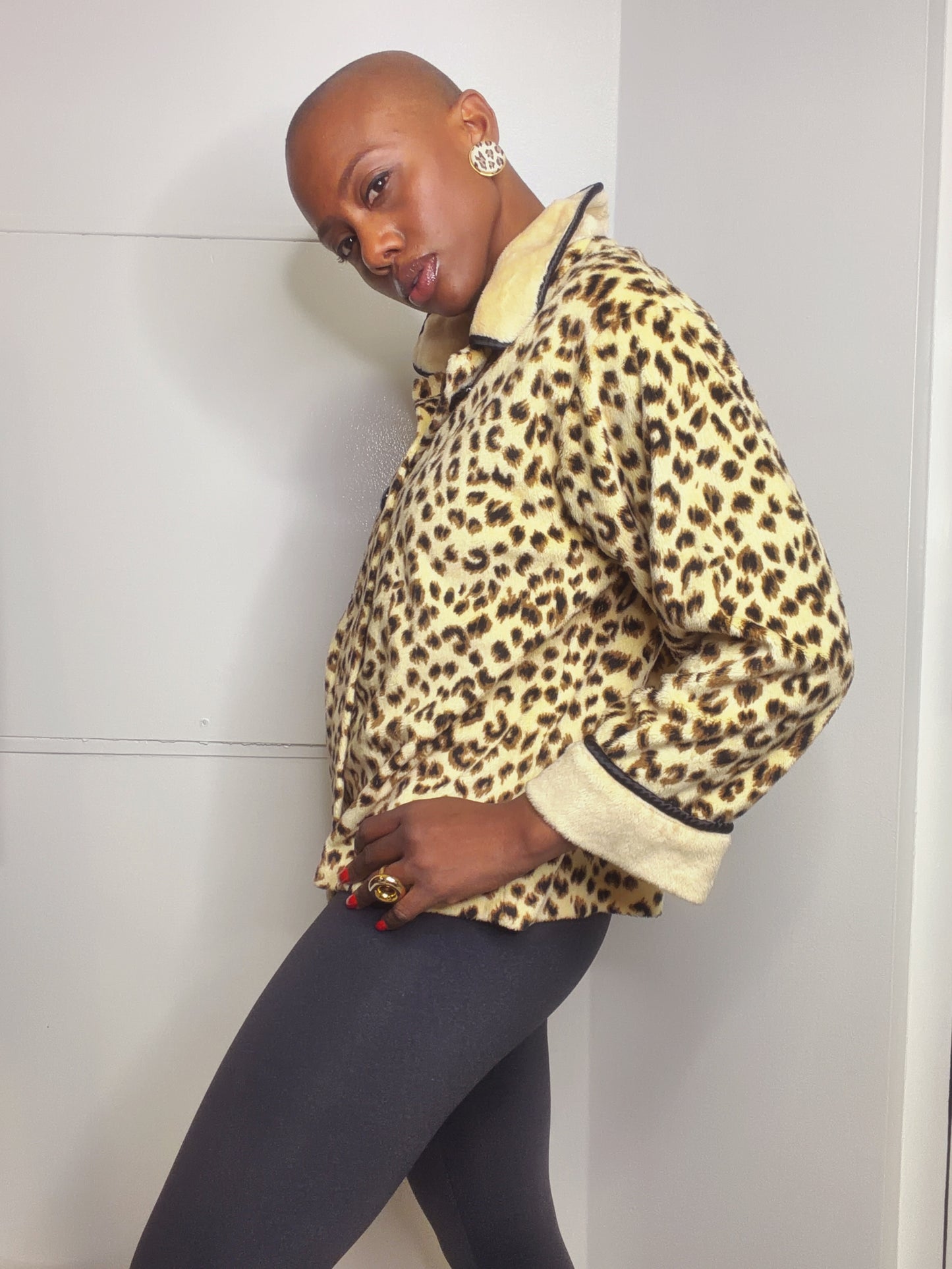 1990s Stan Herman “Signature” One Button Cardigan