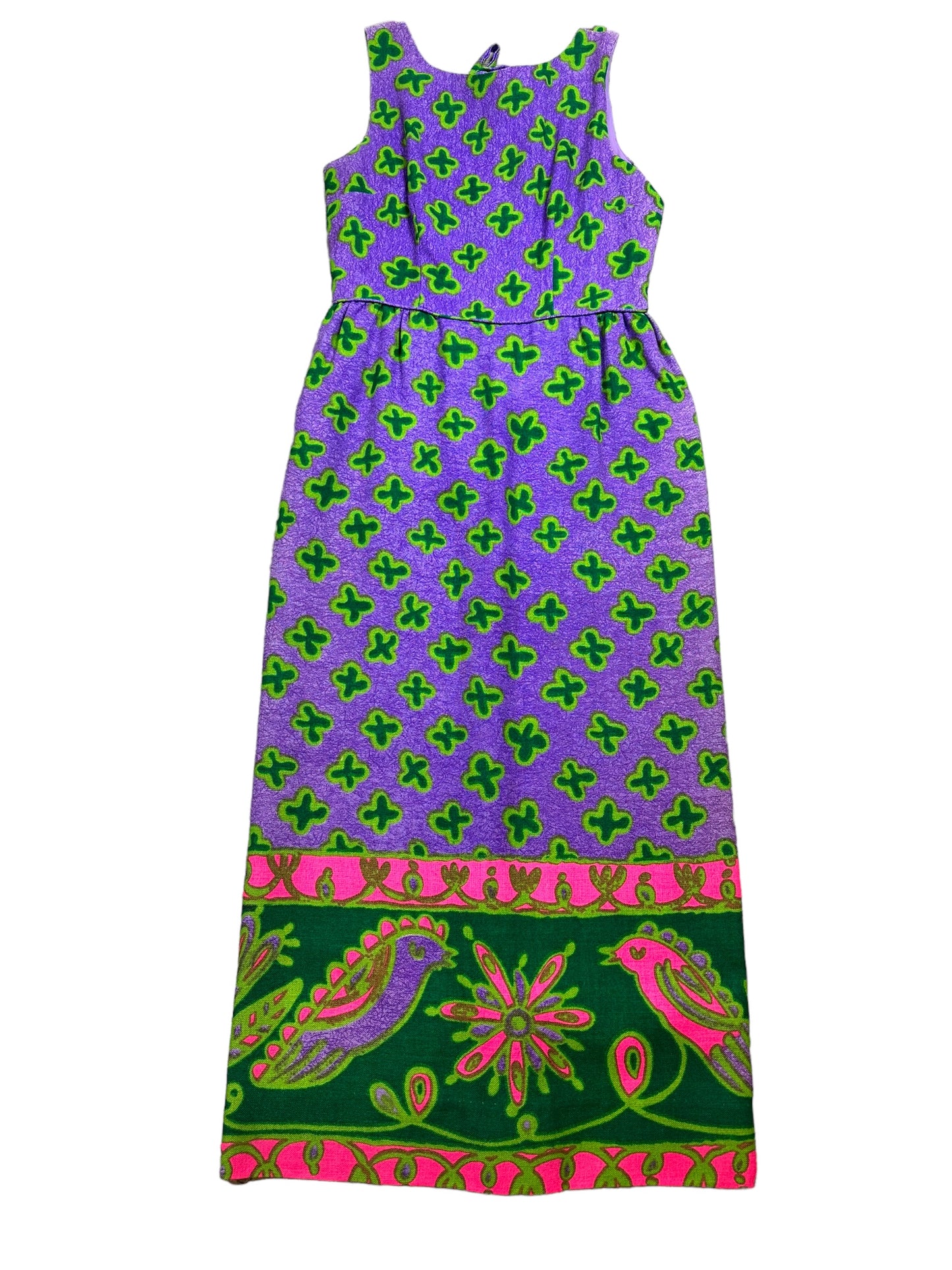 1960s  Designer Collection Malihini Hawaii  Dress