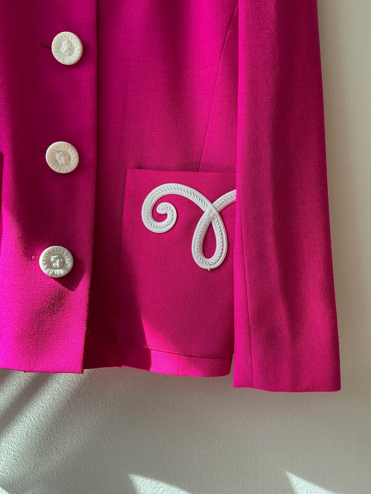 Yves Saint Laurent Hot Pink Blazer