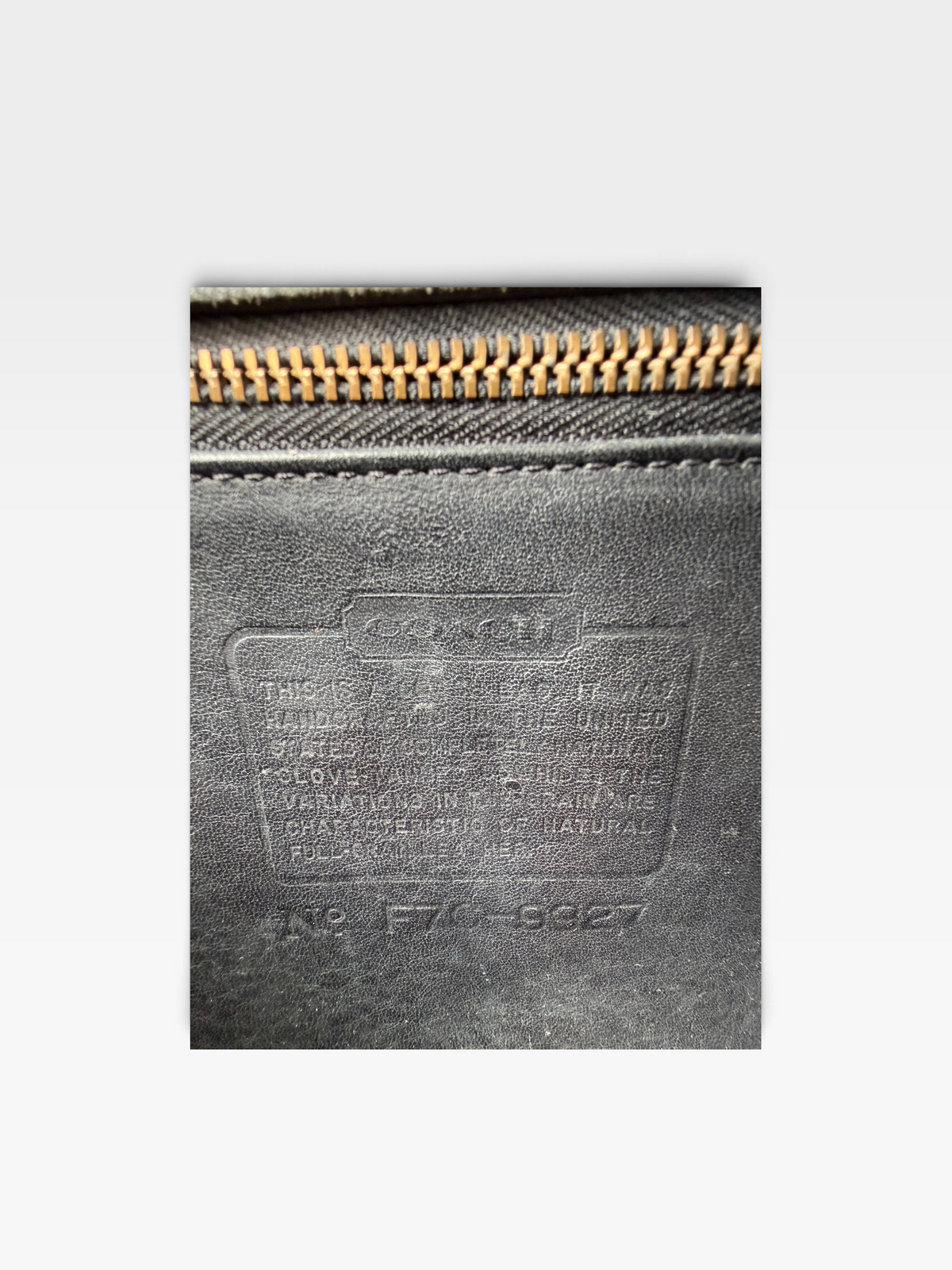 1980s/90s Coach Willis Station Crossbody (F709927)