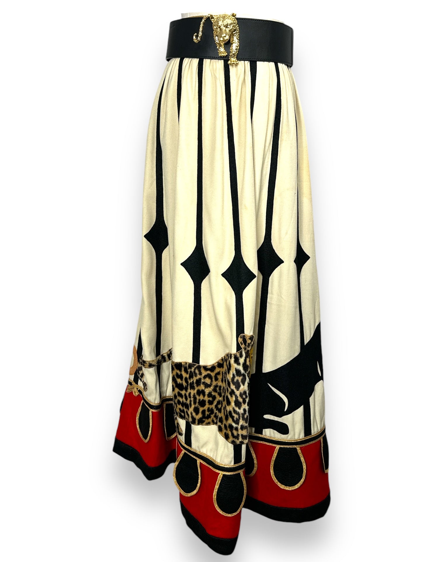 1970s “Malcolm Star” Jungle King Skirt