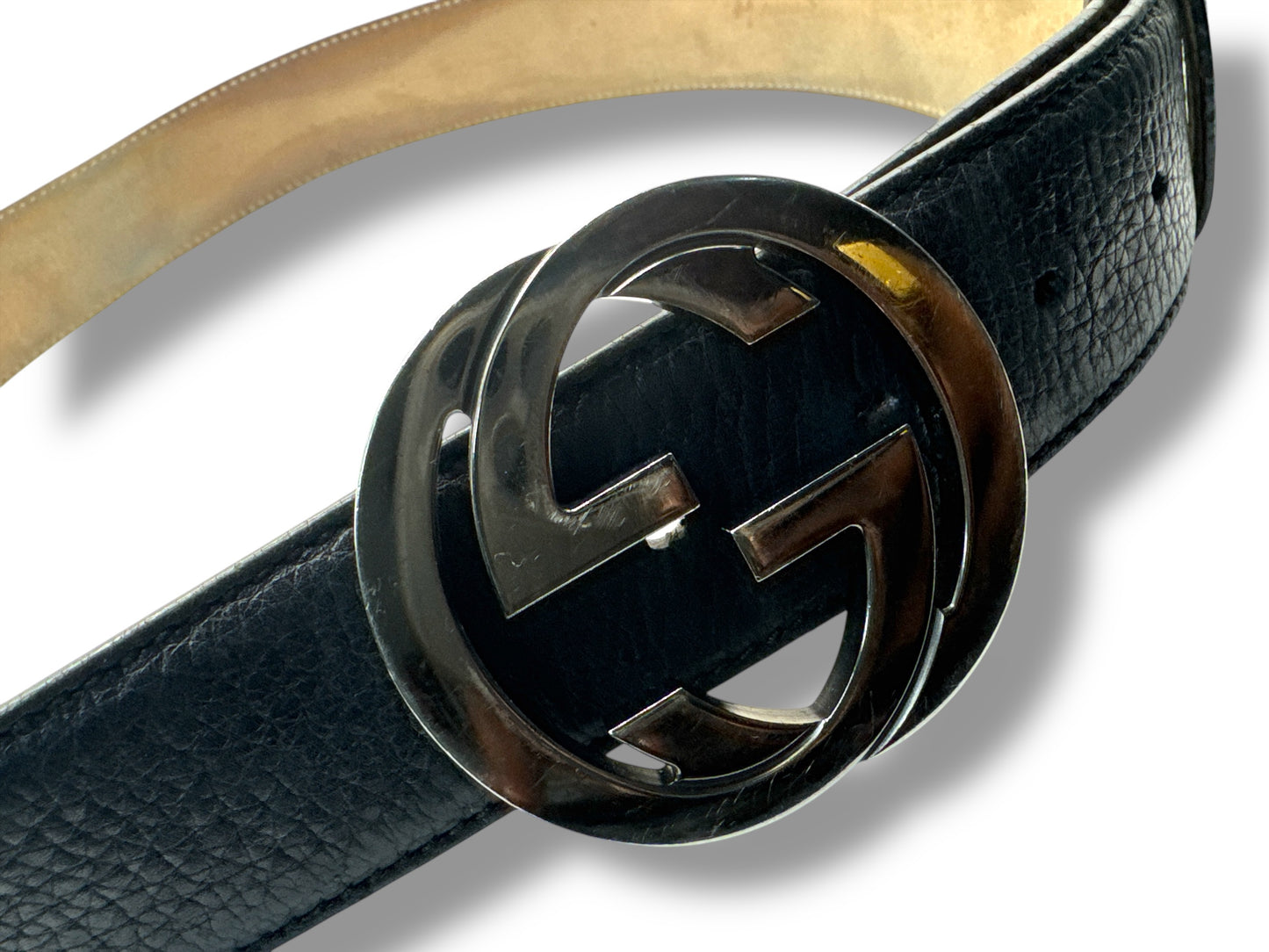 Vintage Gucci Belt Sliver Buckle