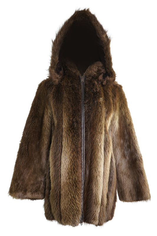 Vintage Marshall Fields Hooded Fur