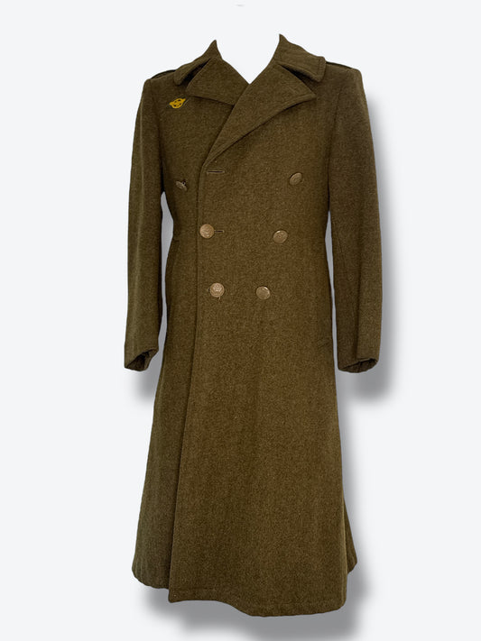 1950s WWII Wool Great Coat